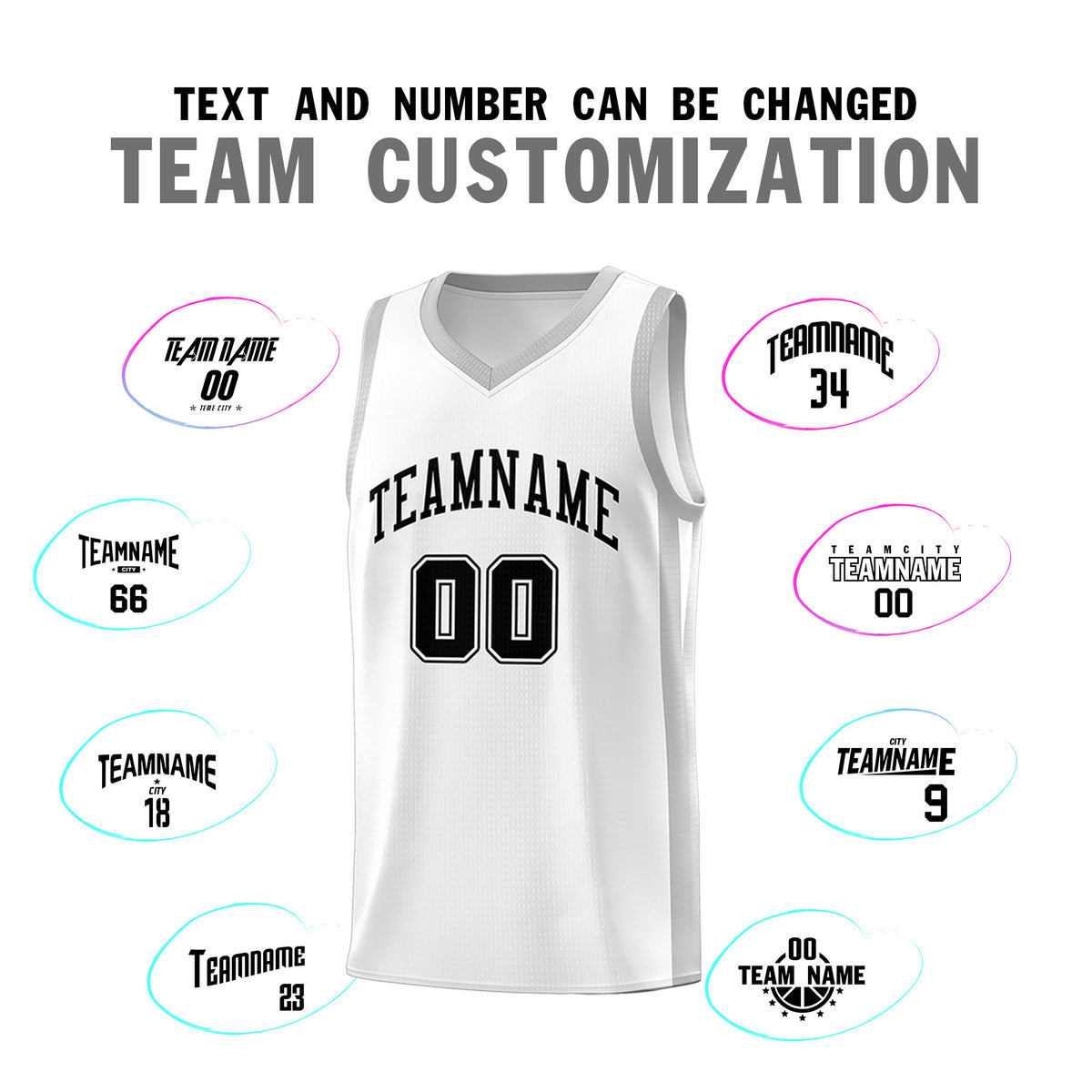 Fans-Made | Custom Black White Double Side Sets Men Basketball Jersey ¡§C Available for Reorder