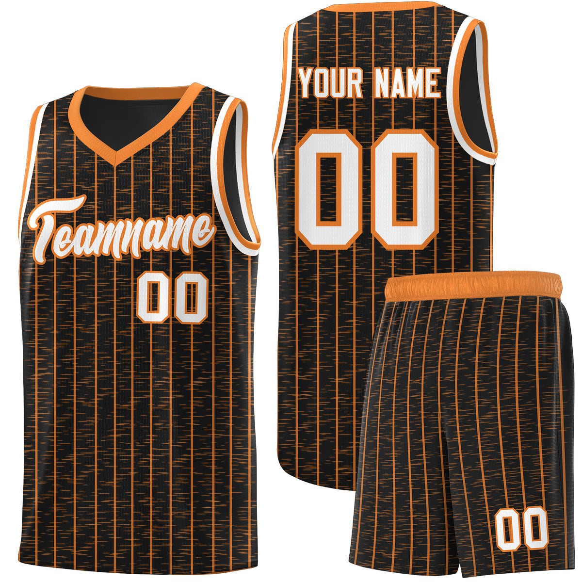 Custom Black Custom Gray Pinstripe Retro Sets Uniform Basketball Jersey