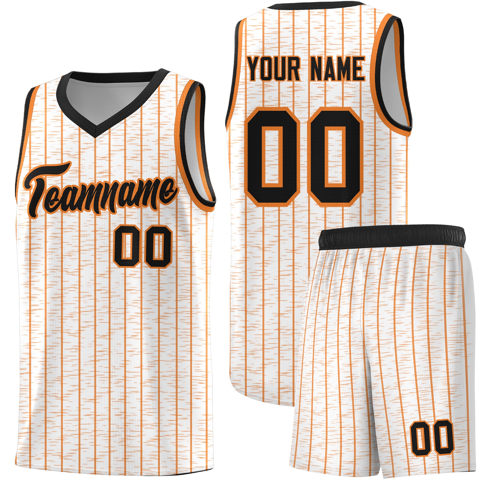 Custom White Custom Gray Pinstripe Retro Sets Uniform Basketball Jersey