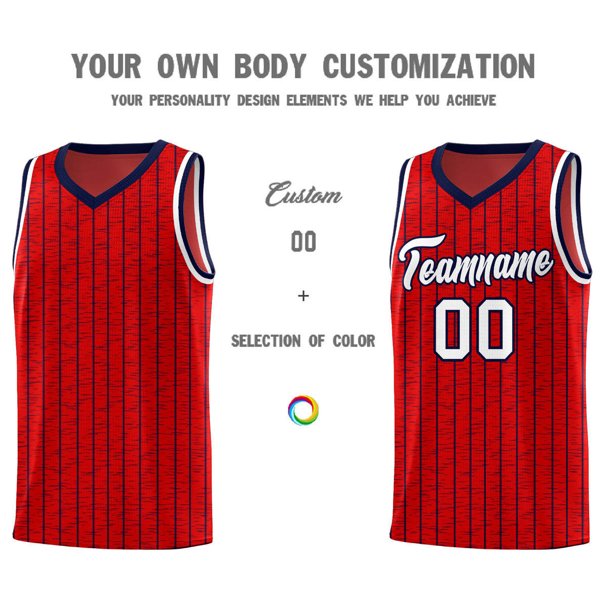 Custom Red Custom Gray Pinstripe Retro Sets Uniform Basketball Jersey