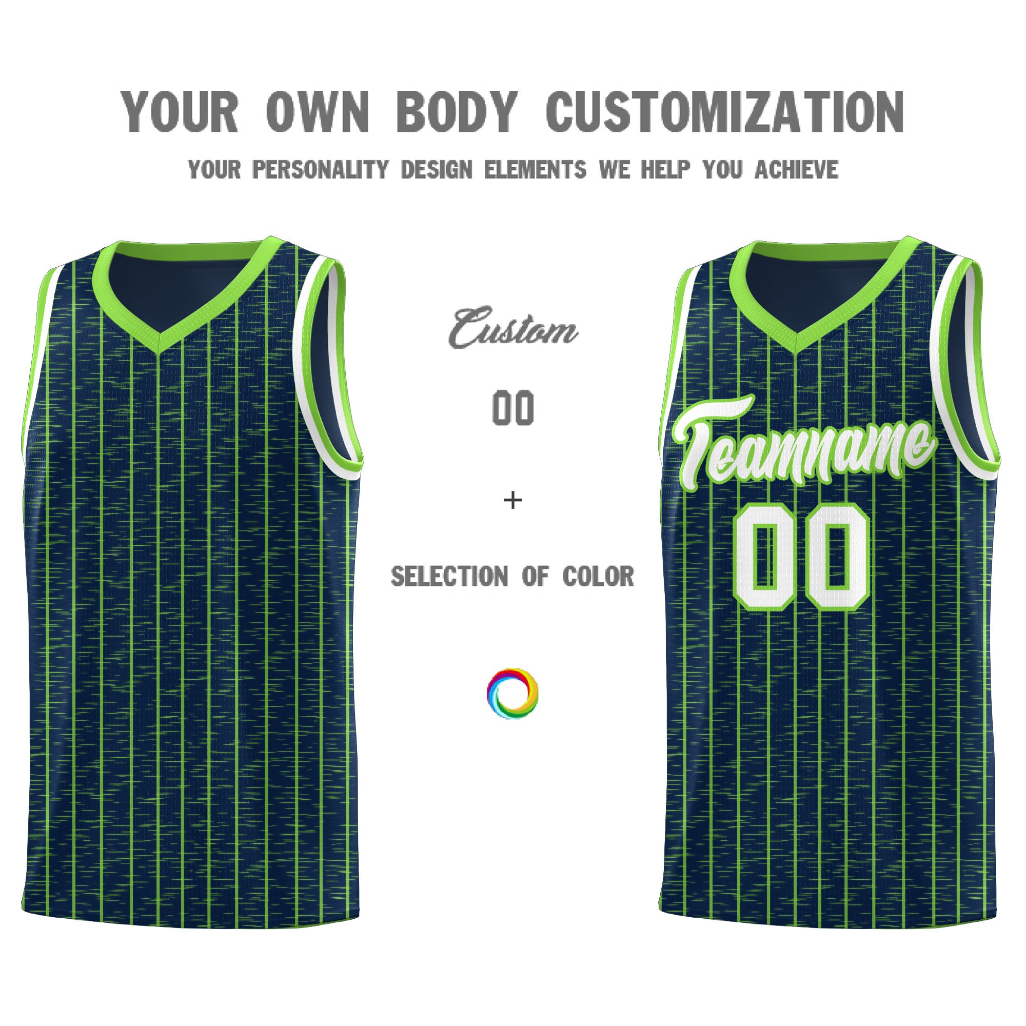 Custom Navy Custom Gray Pinstripe Retro Sets Uniform Basketball Jersey
