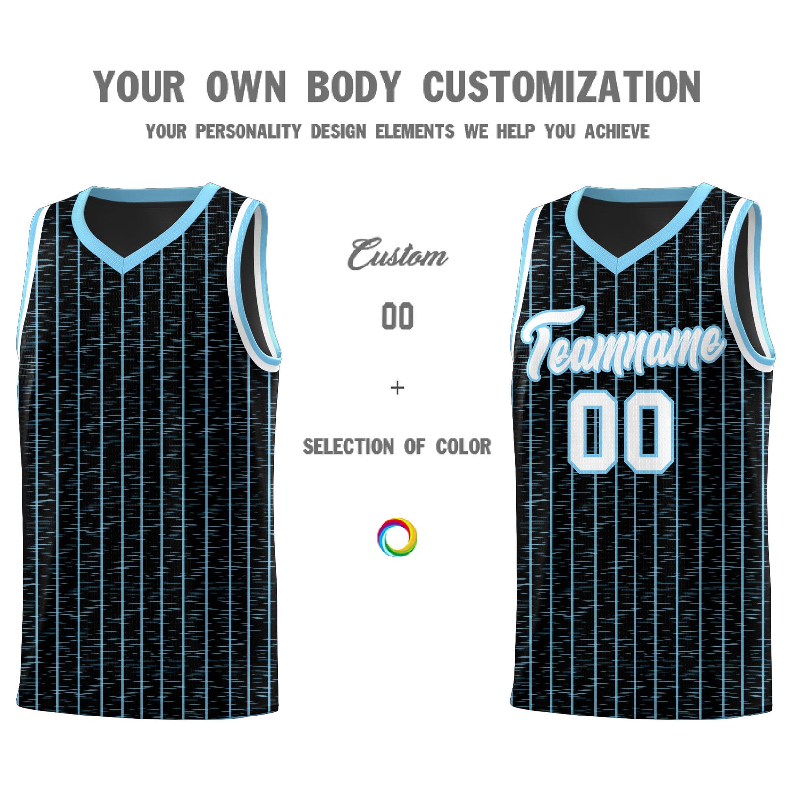 Custom Black Custom Gray Pinstripe Retro Sets Uniform Basketball Jersey