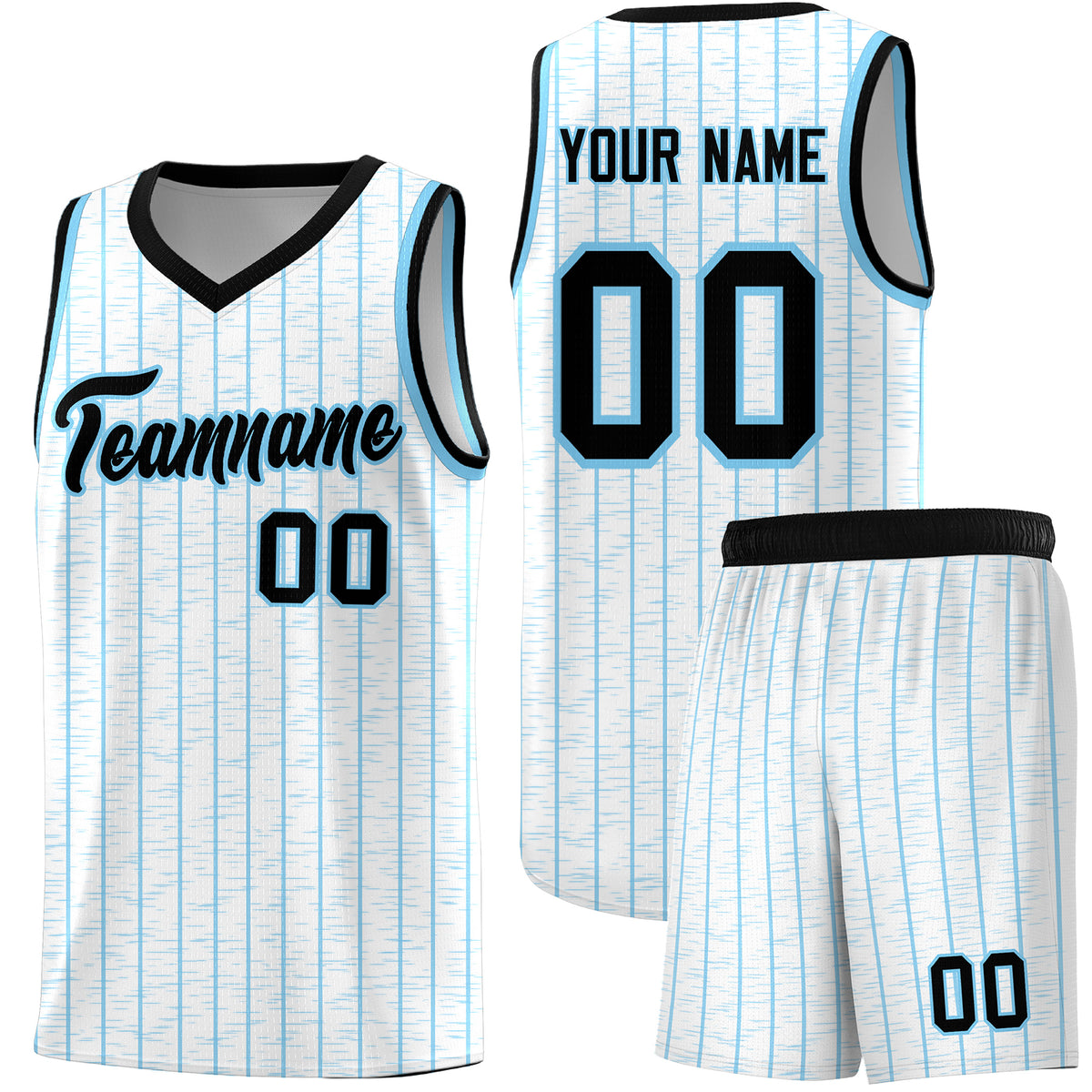 Custom White Custom Gray Pinstripe Retro Sets Uniform Basketball Jersey