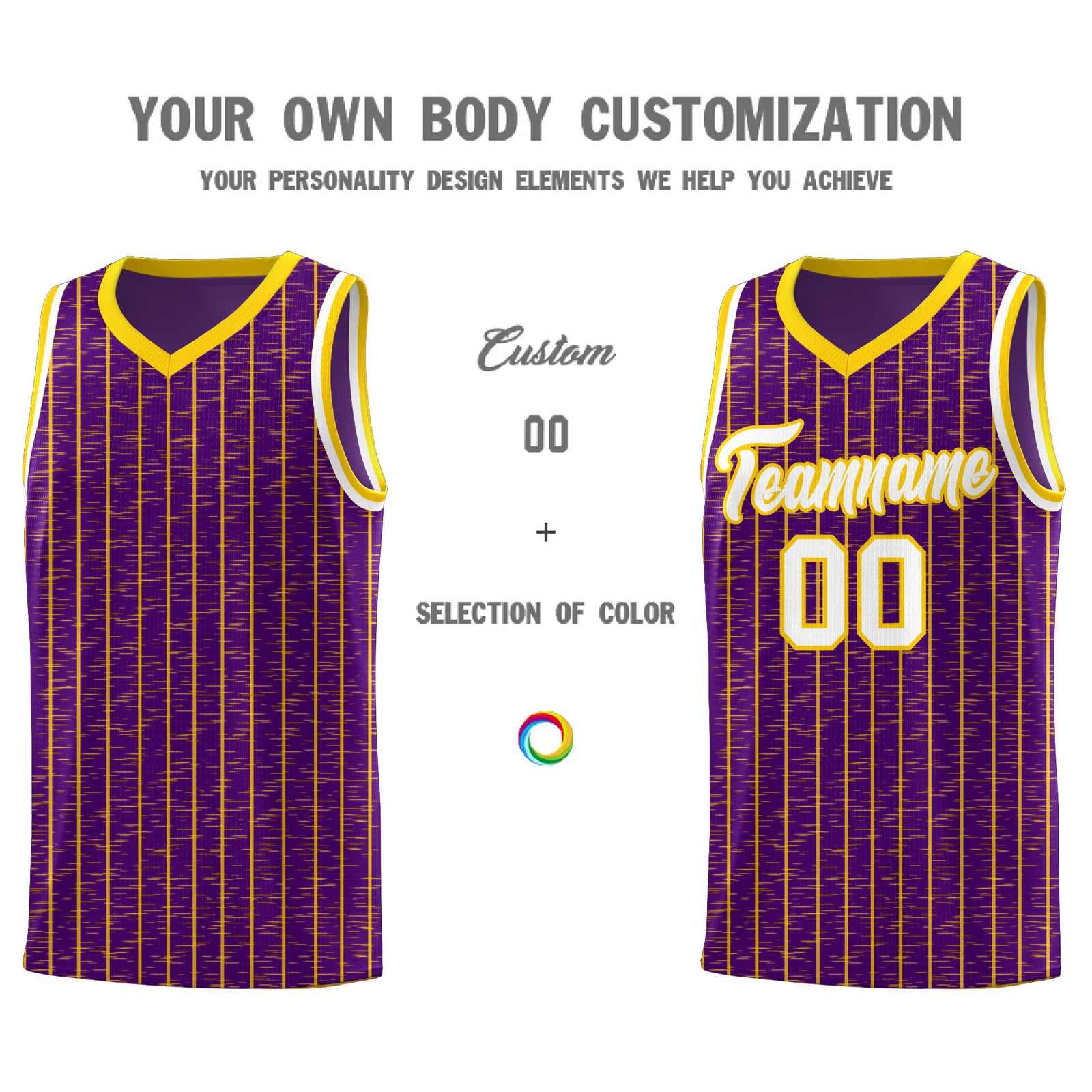 Custom Purple Custom Gray Pinstripe Retro Sets Uniform Basketball Jersey