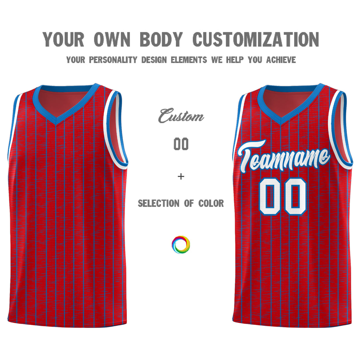 Custom Red Custom Gray Pinstripe Retro Sets Uniform Basketball Jersey