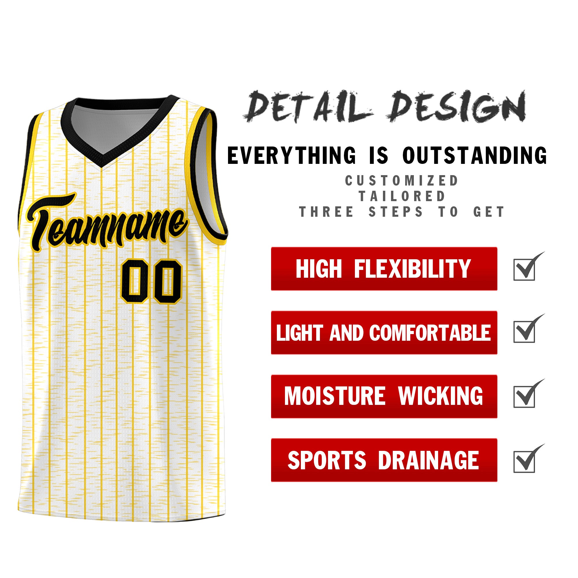 Custom White Custom Gray Pinstripe Retro Sets Uniform Basketball Jersey