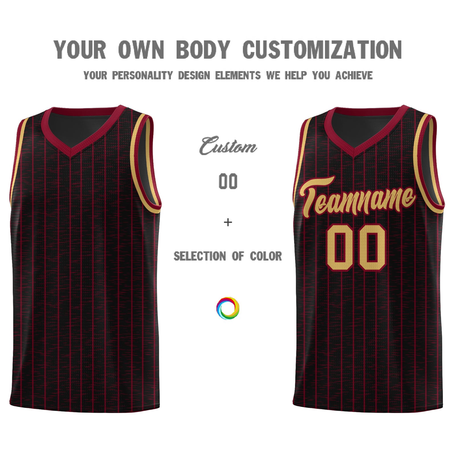 Custom Black Custom Gray Pinstripe Retro Sets Uniform Basketball Jersey