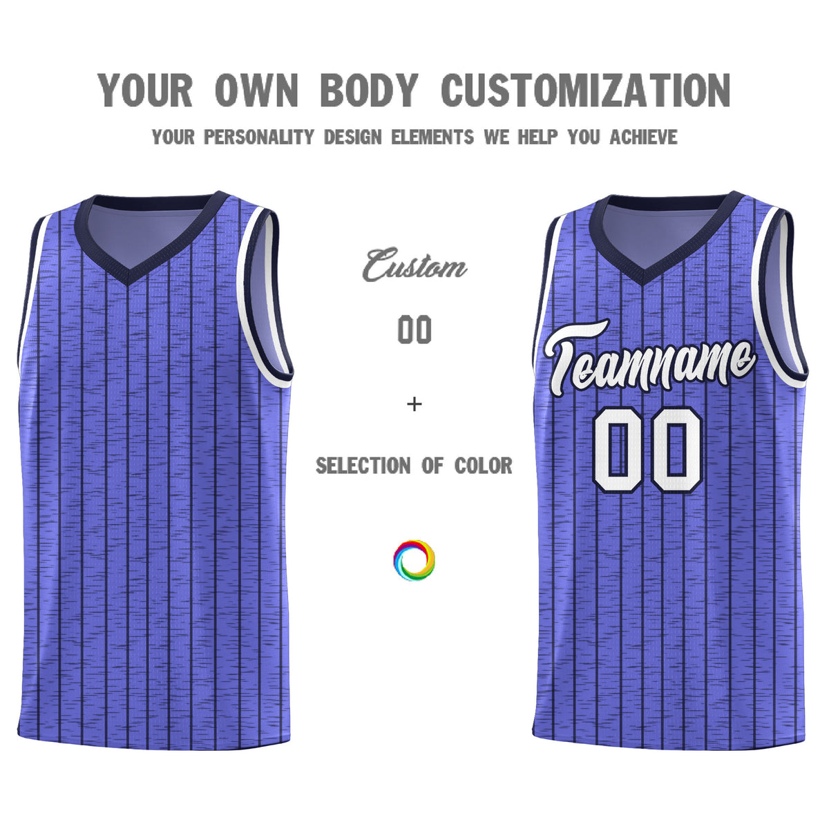 Custom Munsell Blue Custom Gray Pinstripe Retro Sets Uniform Basketball Jersey