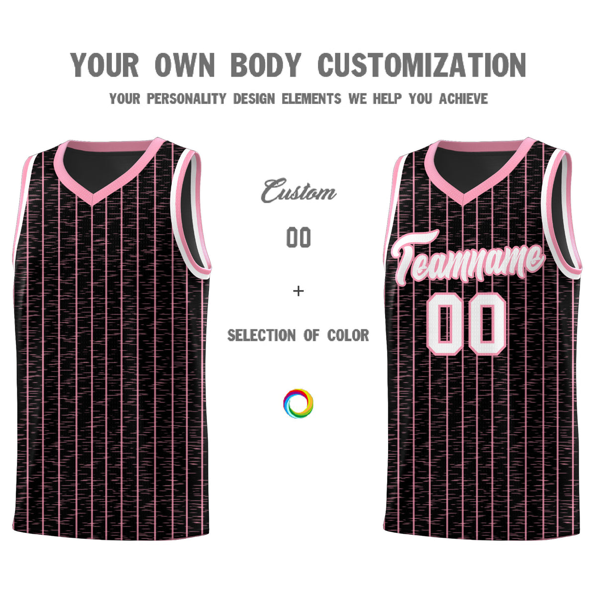 Custom Black Custom Gray Pinstripe Retro Sets Uniform Basketball Jersey