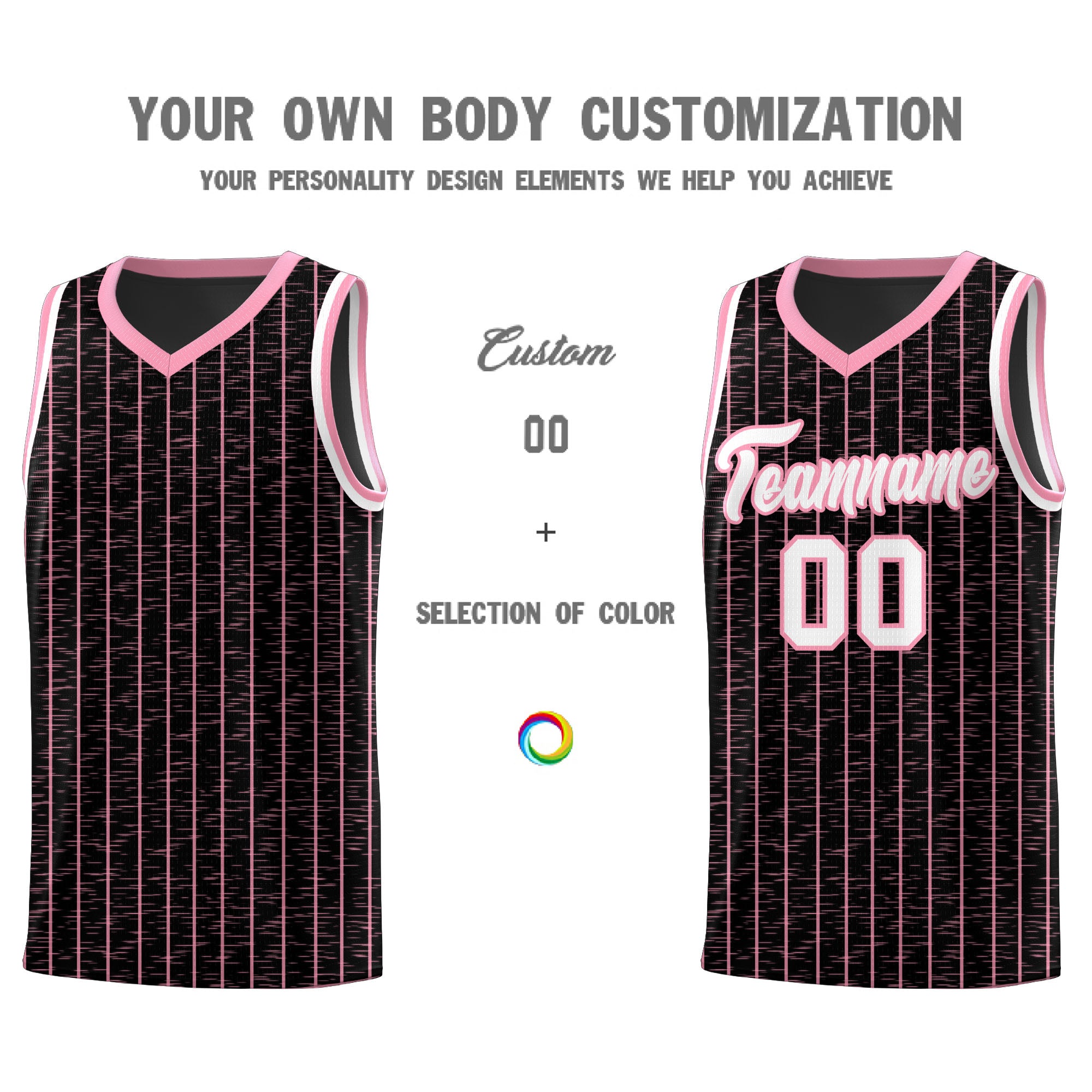 Custom Black Custom Gray Pinstripe Retro Sets Uniform Basketball Jersey