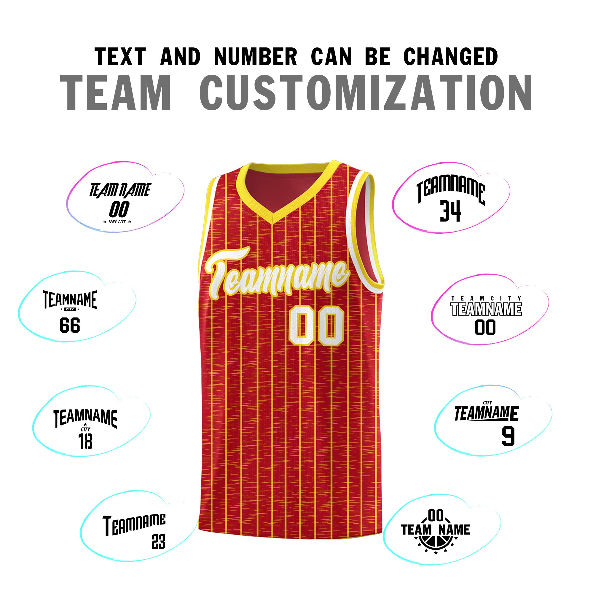 Custom Red Custom Gray Pinstripe Retro Sets Uniform Basketball Jersey