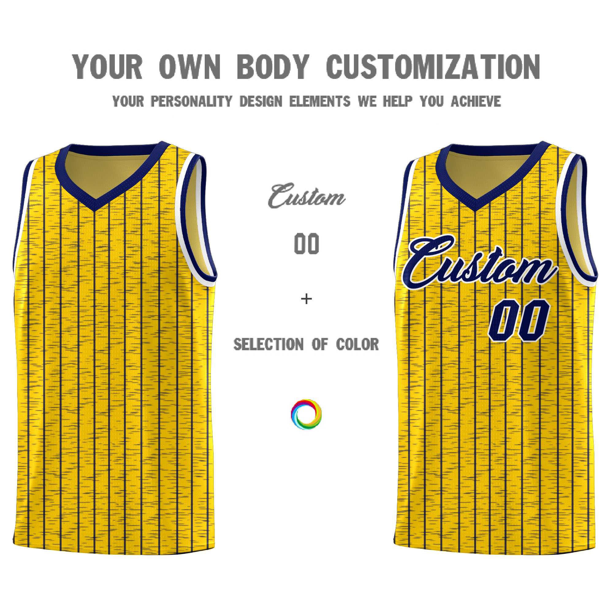 Custom Gold Custom Gray Pinstripe Retro Sets Uniform Basketball Jersey