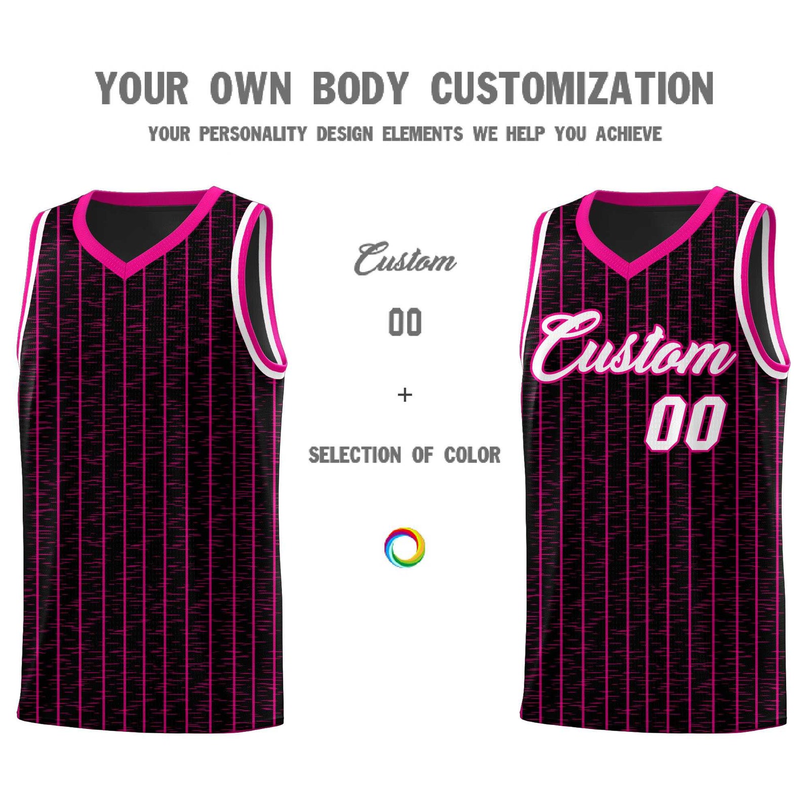 Custom Black Custom Gray Pinstripe Retro Sets Uniform Basketball Jersey