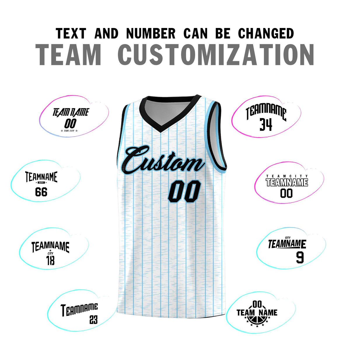 Custom White Custom Gray Pinstripe Retro Sets Uniform Basketball Jersey