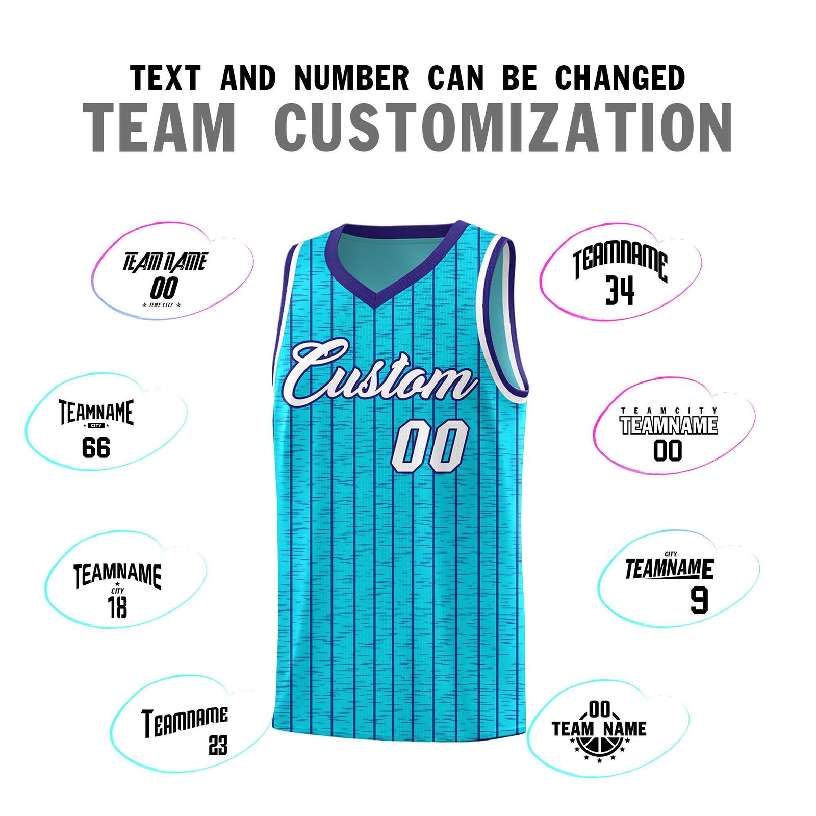 Custom Sky Blue Custom Gray Pinstripe Retro Sets Uniform Basketball Jersey