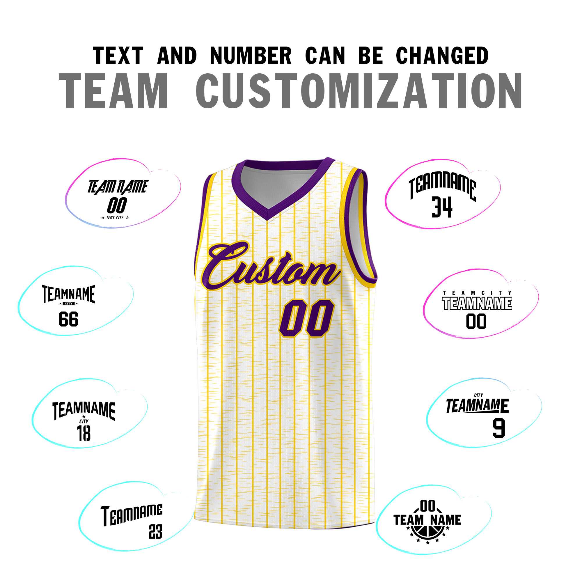 Custom White Custom Gray Pinstripe Retro Sets Uniform Basketball Jersey