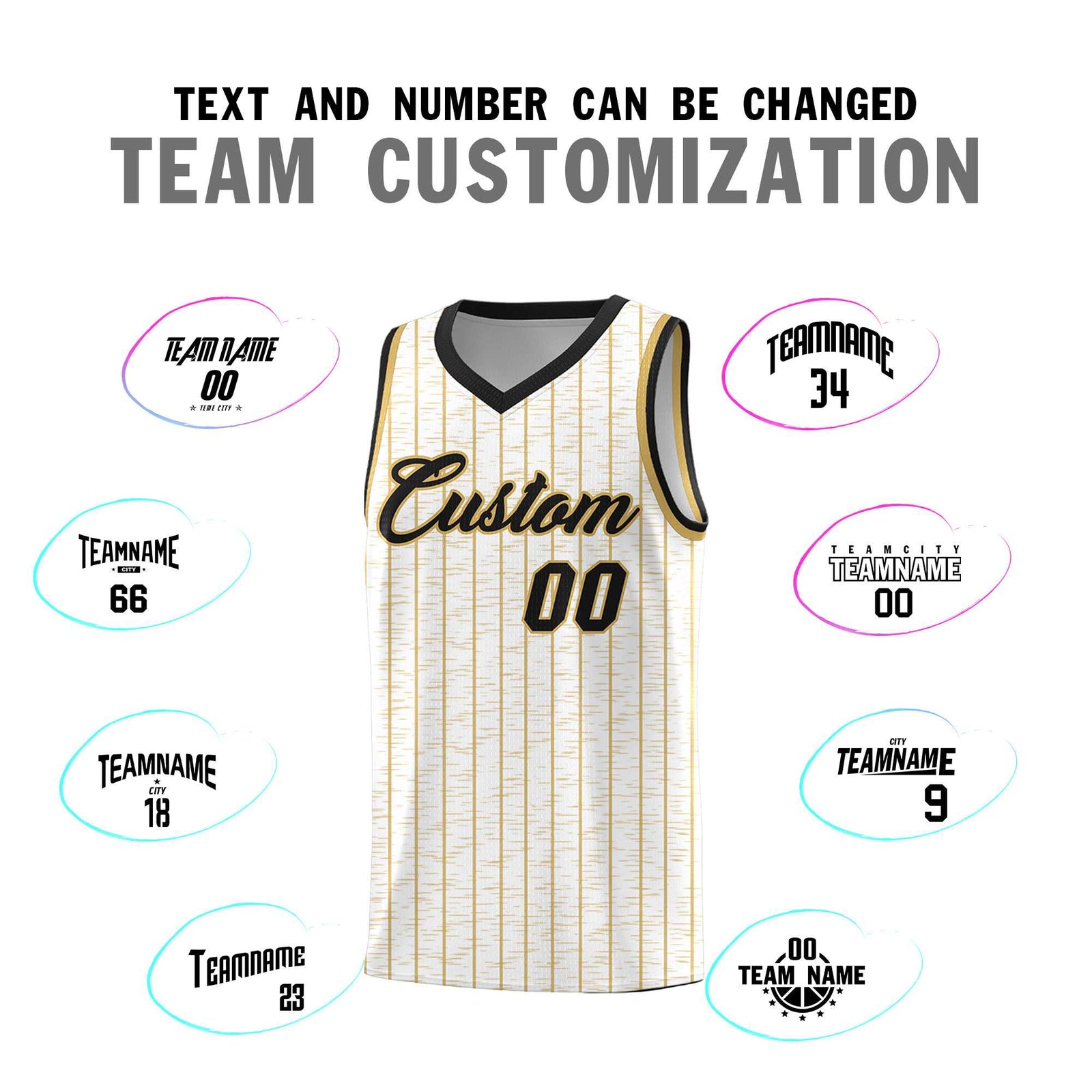 Custom White Custom Gray Pinstripe Retro Sets Uniform Basketball Jersey