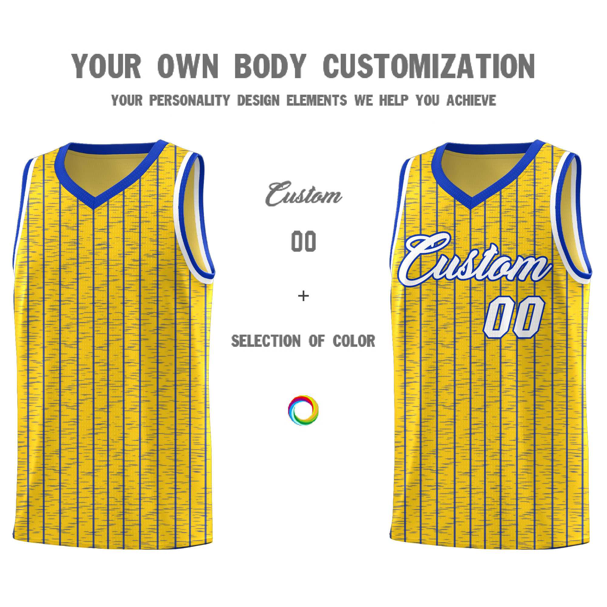 Custom Gold Custom Gray Pinstripe Retro Sets Uniform Basketball Jersey