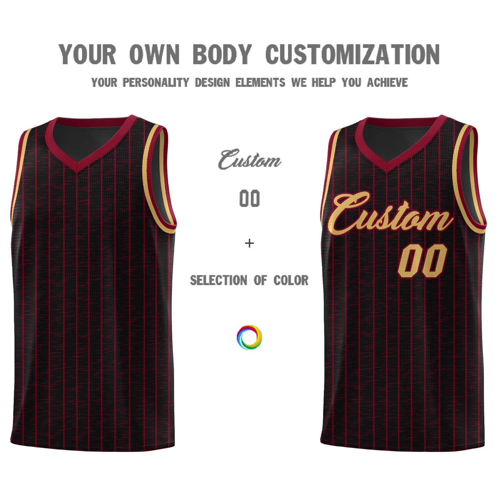 Custom Black Custom Gray Pinstripe Retro Sets Uniform Basketball Jersey