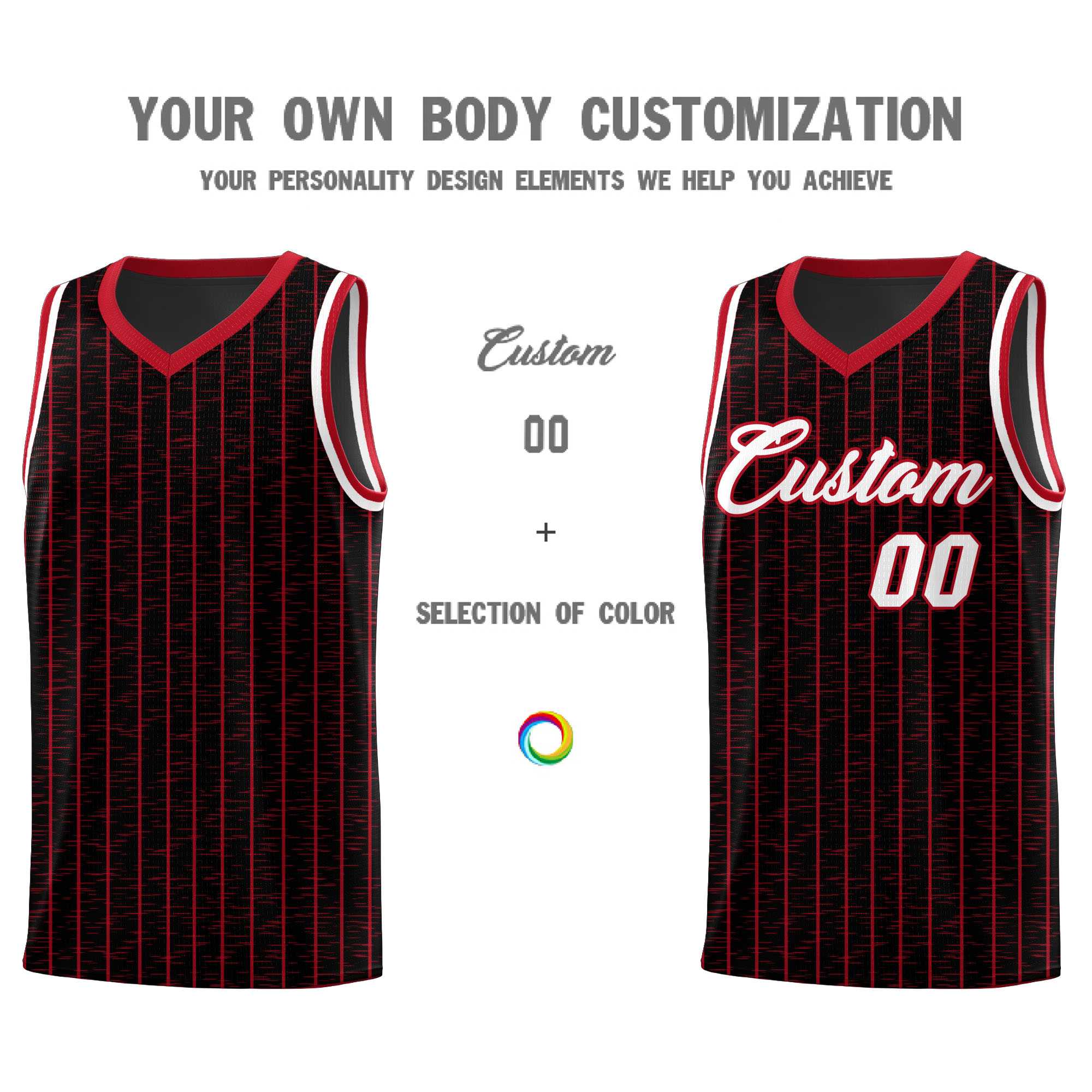 Custom Black Custom Gray Pinstripe Retro Sets Uniform Basketball Jersey