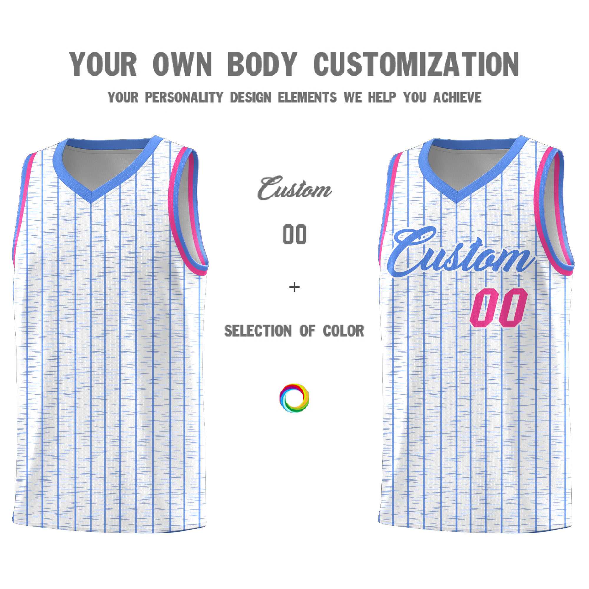 Custom White Custom Gray Pinstripe Retro Sets Uniform Basketball Jersey