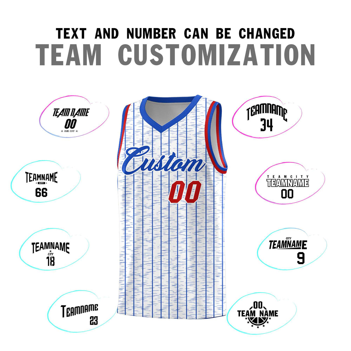 Custom White Custom Gray Pinstripe Retro Sets Uniform Basketball Jersey