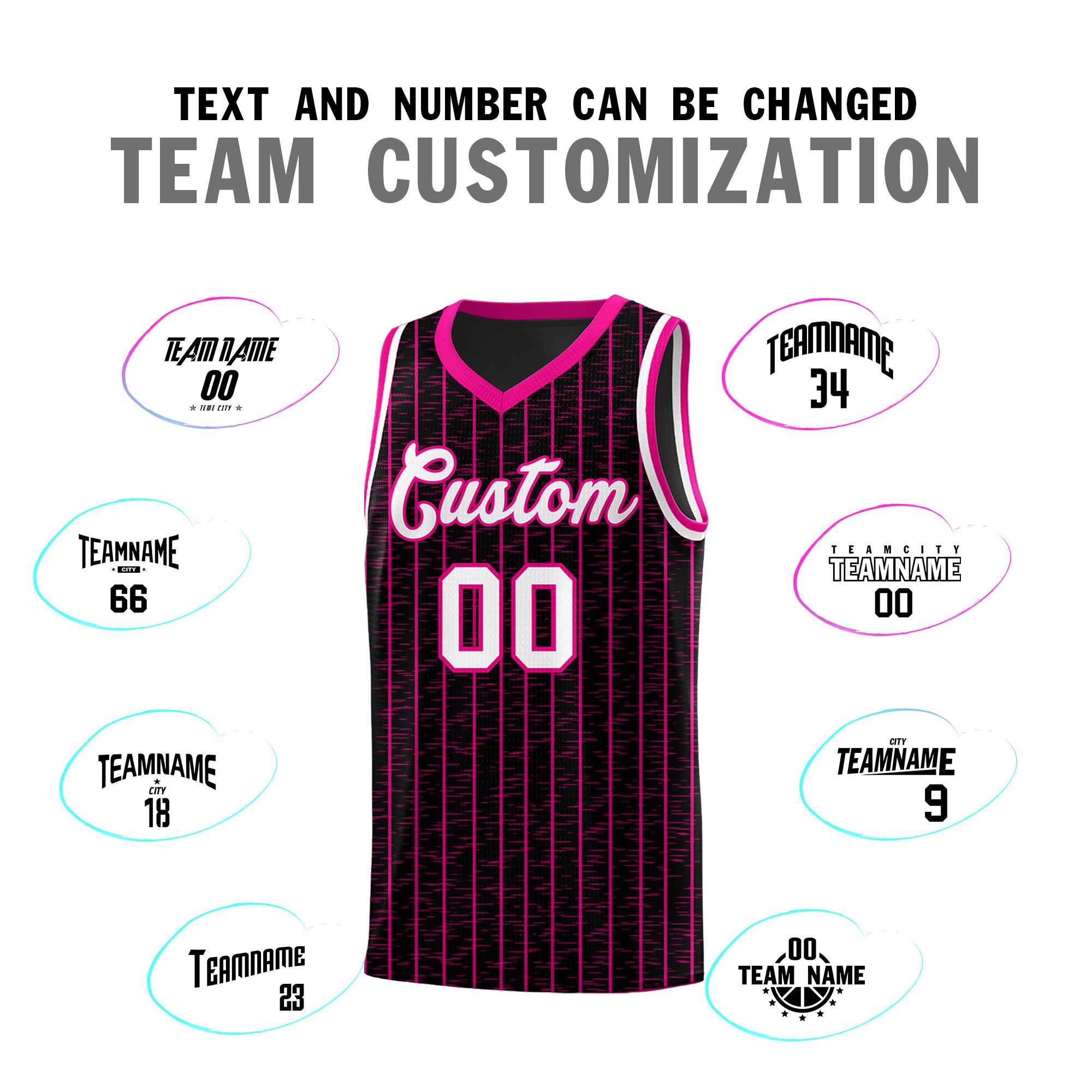 Custom Black Custom Gray Pinstripe Retro Sets Uniform Basketball Jersey
