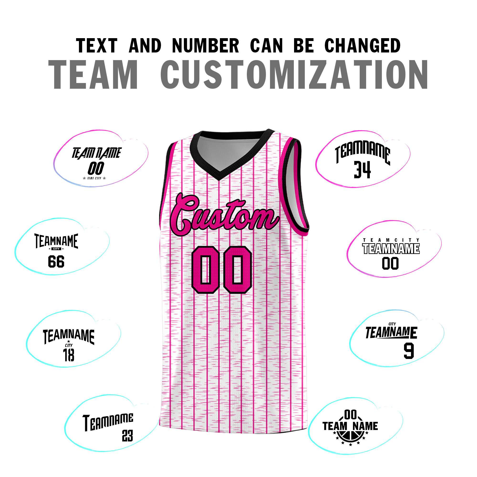 Custom White Custom Gray Pinstripe Retro Sets Uniform Basketball Jersey