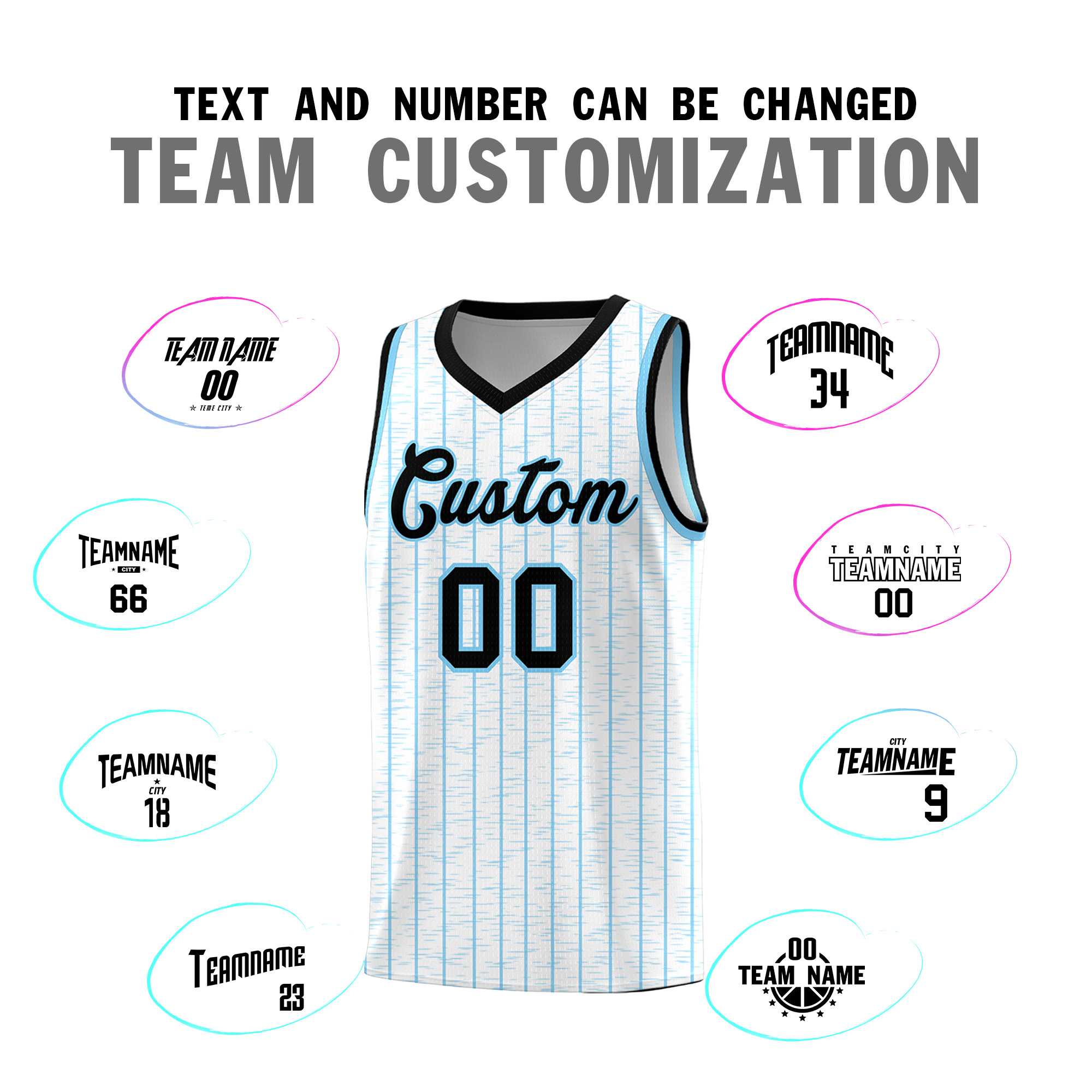 Custom White Custom Gray Pinstripe Retro Sets Uniform Basketball Jersey