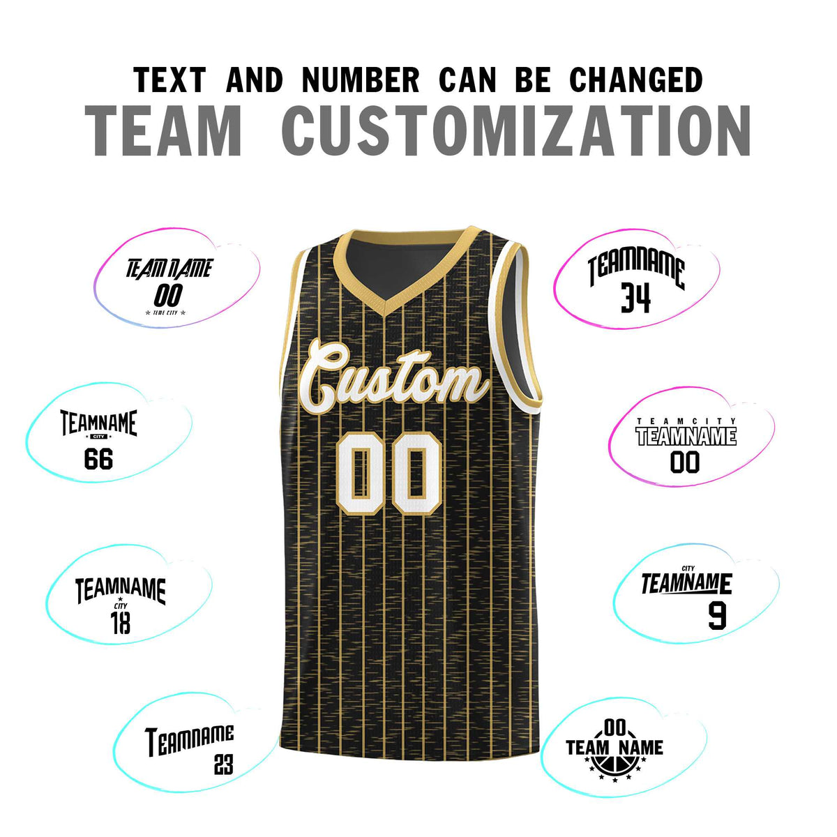 Custom Black Custom Gray Pinstripe Retro Sets Uniform Basketball Jersey