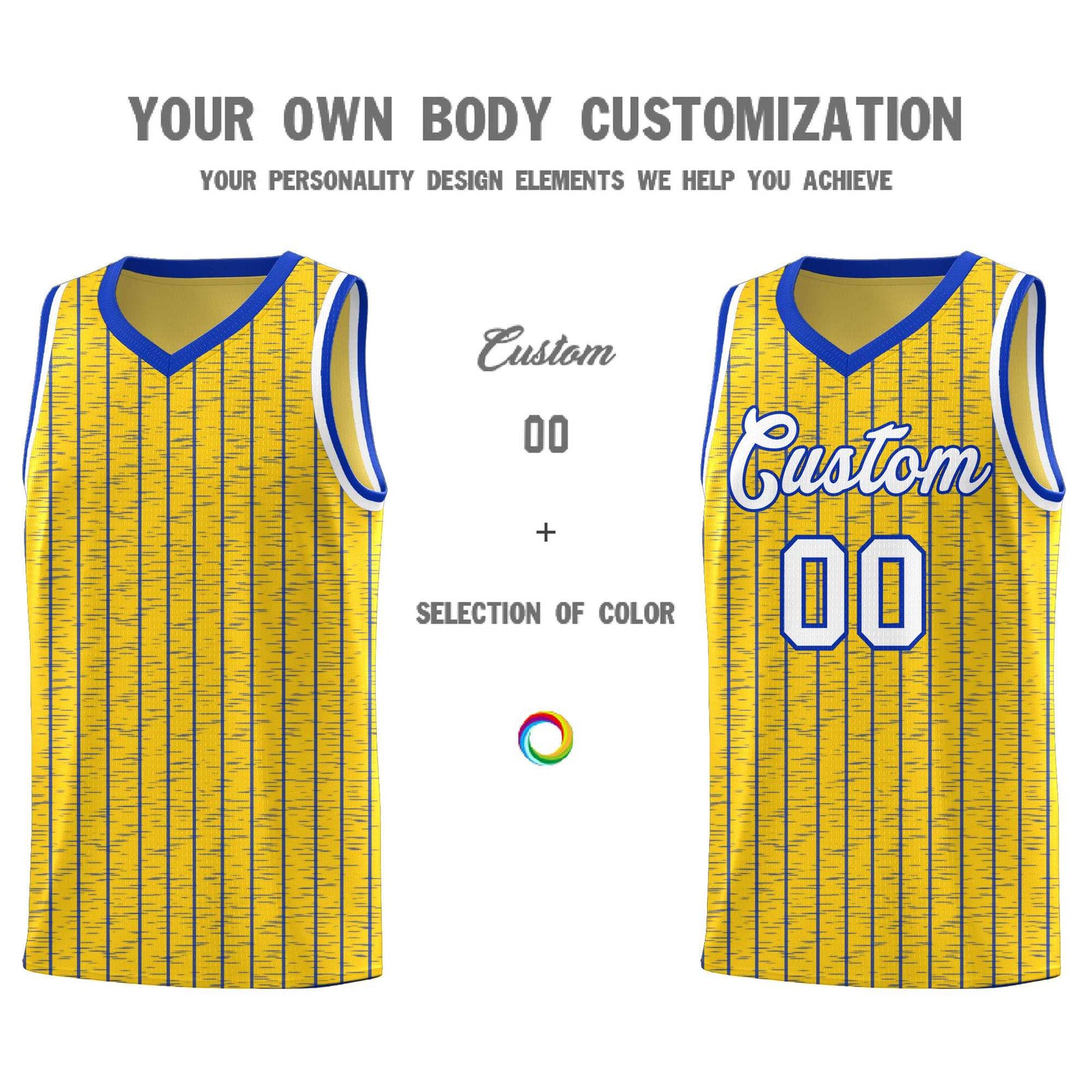 Custom Gold Custom Gray Pinstripe Retro Sets Uniform Basketball Jersey
