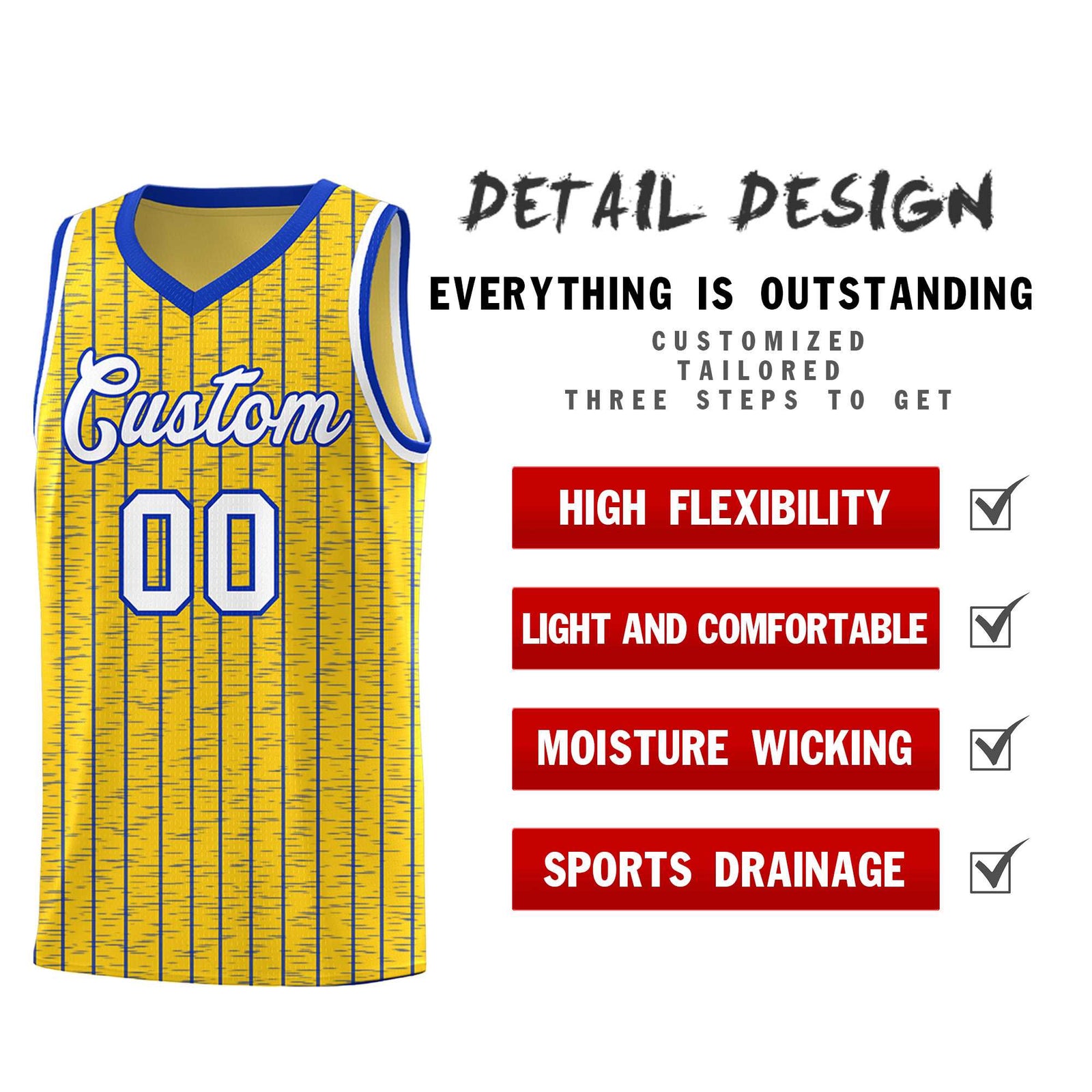 Custom Gold Custom Gray Pinstripe Retro Sets Uniform Basketball Jersey