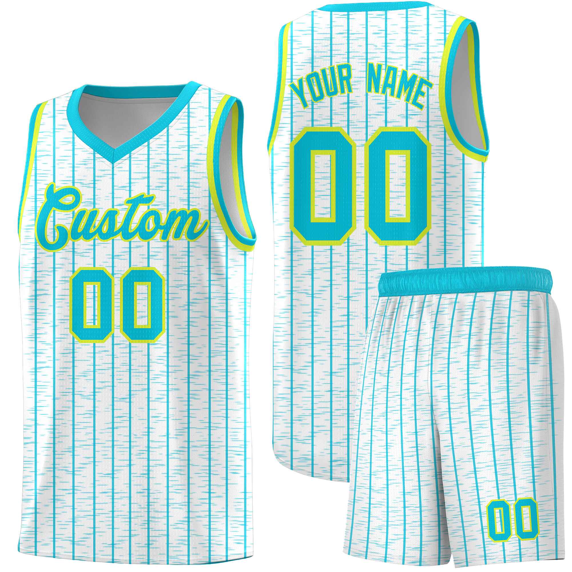 Custom White Custom Gray Pinstripe Retro Sets Uniform Basketball Jersey
