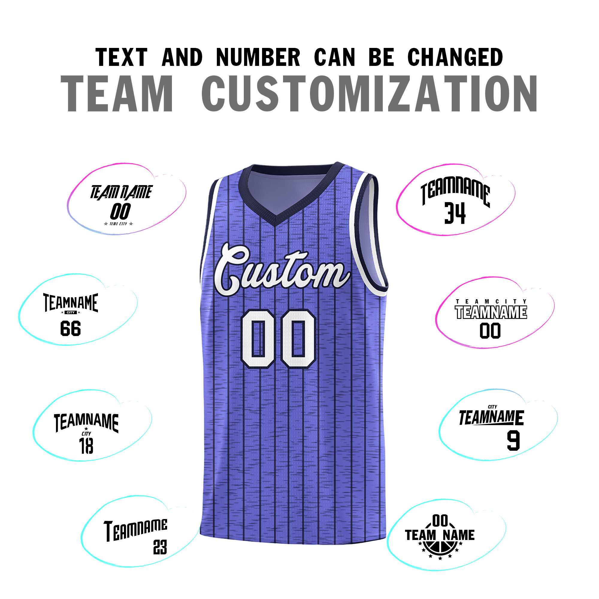Custom Munsell Blue Custom Gray Pinstripe Retro Sets Uniform Basketball Jersey