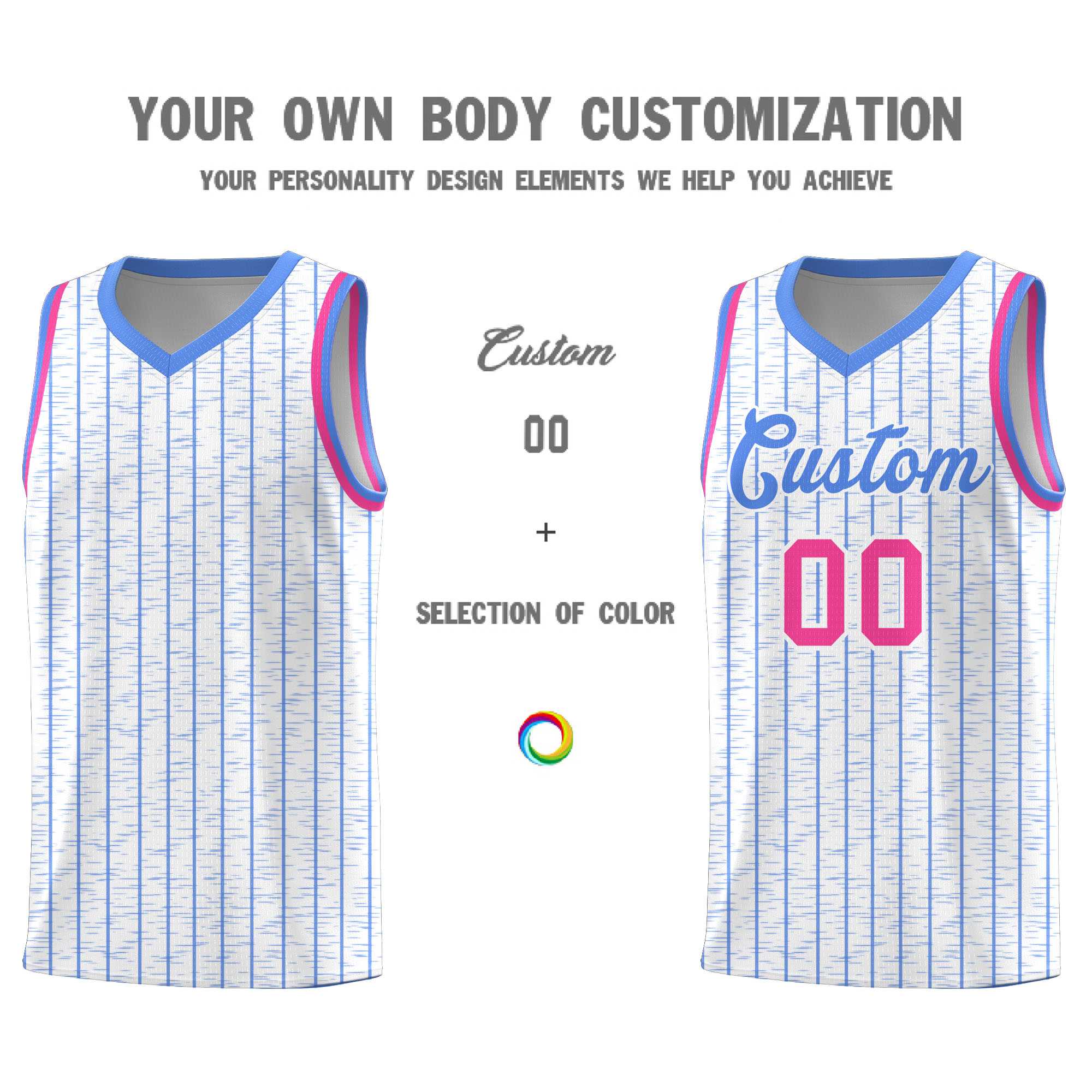 Custom White Custom Gray Pinstripe Retro Sets Uniform Basketball Jersey