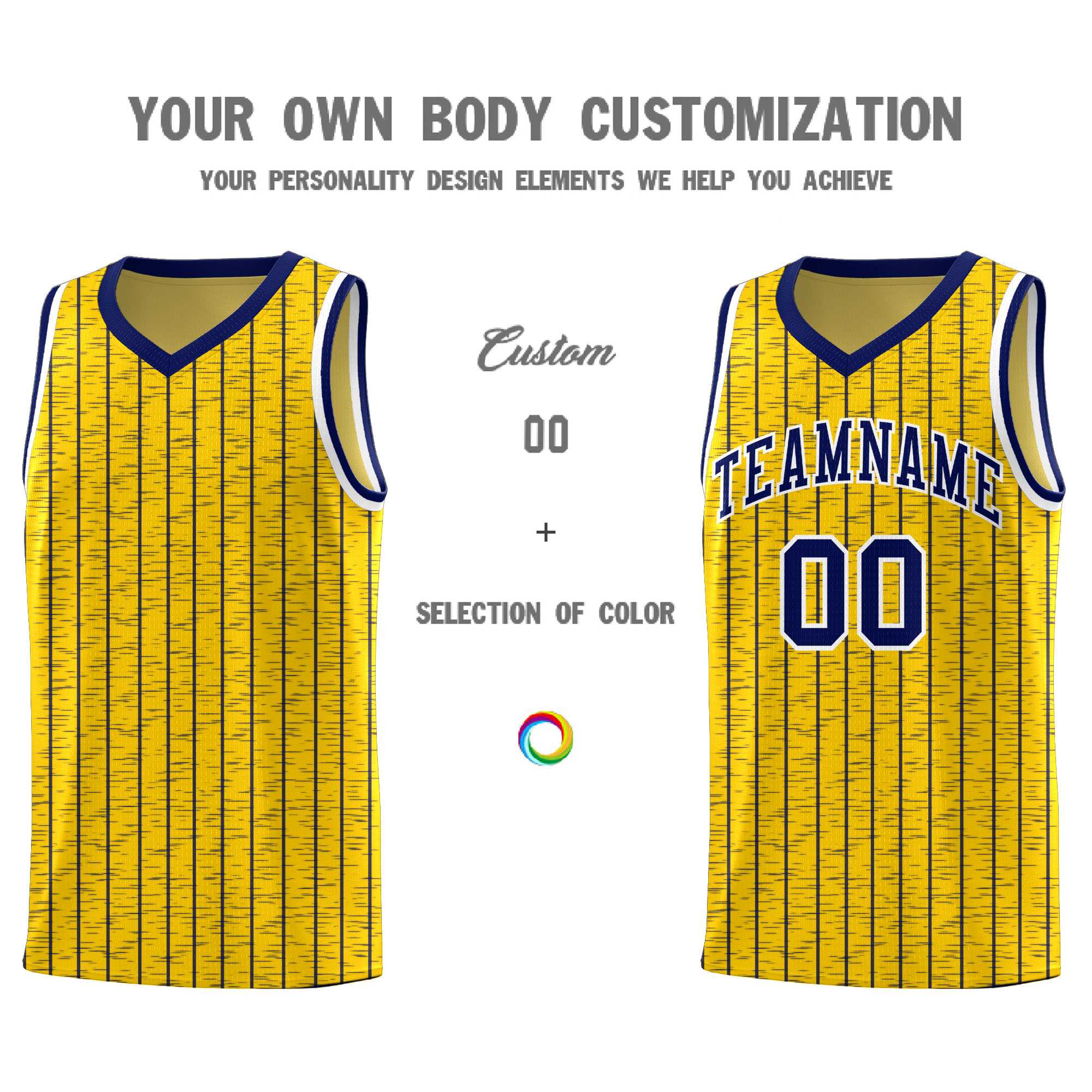 Custom Gold Custom Gray Pinstripe Retro Sets Uniform Basketball Jersey