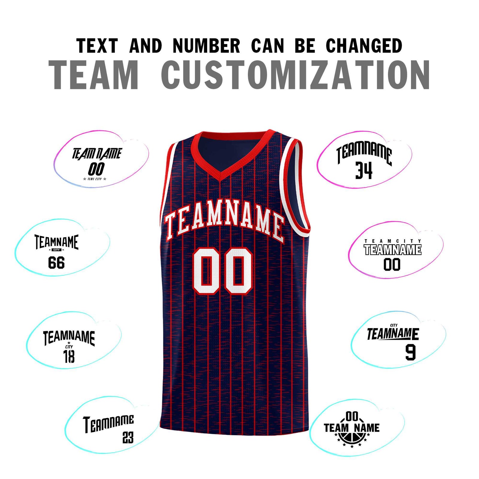 Custom Navy Custom Gray Pinstripe Retro Sets Uniform Basketball Jersey