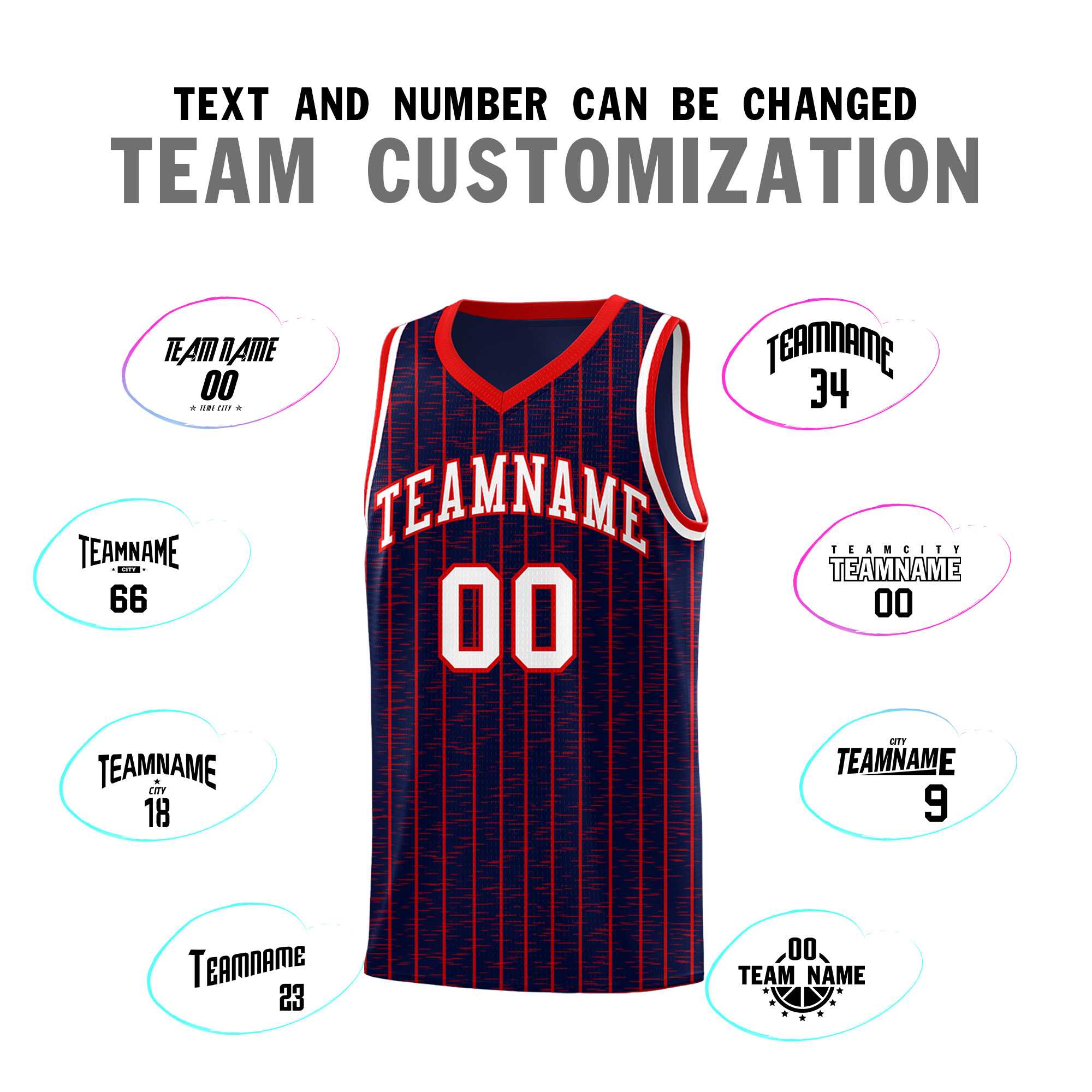 Custom Navy Custom Gray Pinstripe Retro Sets Uniform Basketball Jersey