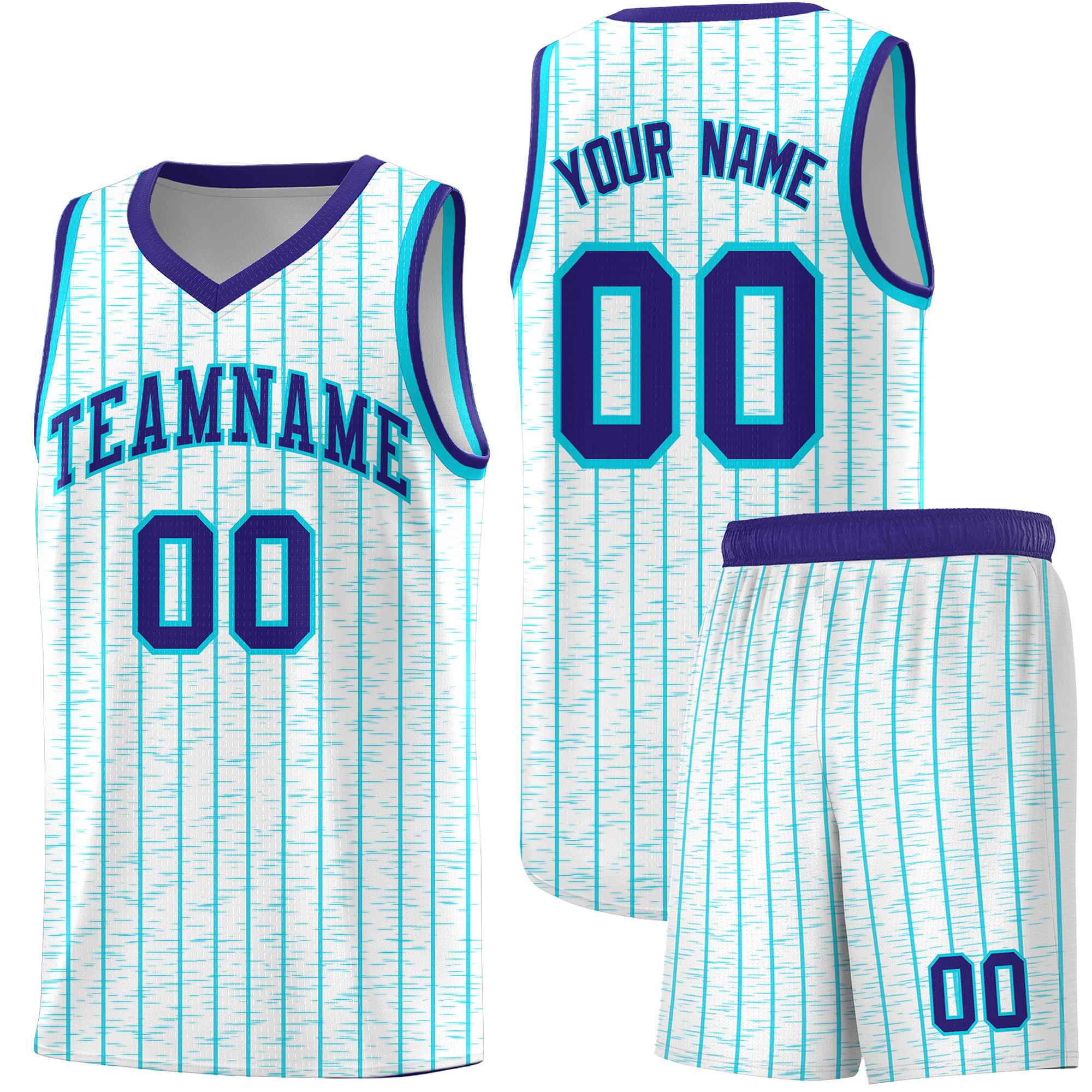 Custom White Custom Gray Pinstripe Retro Sets Uniform Basketball Jersey