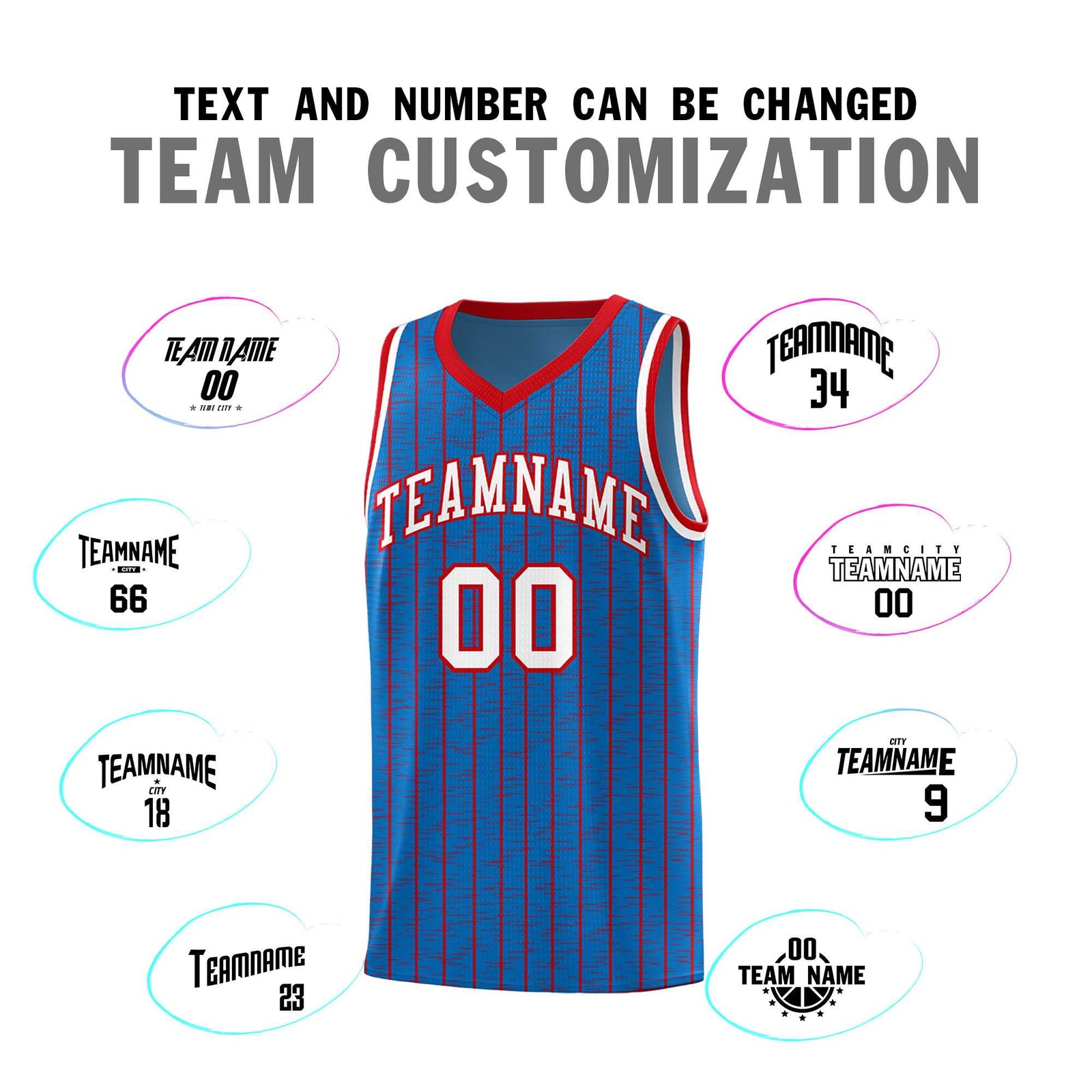 Custom Royal Custom Gray Pinstripe Retro Sets Uniform Basketball Jersey