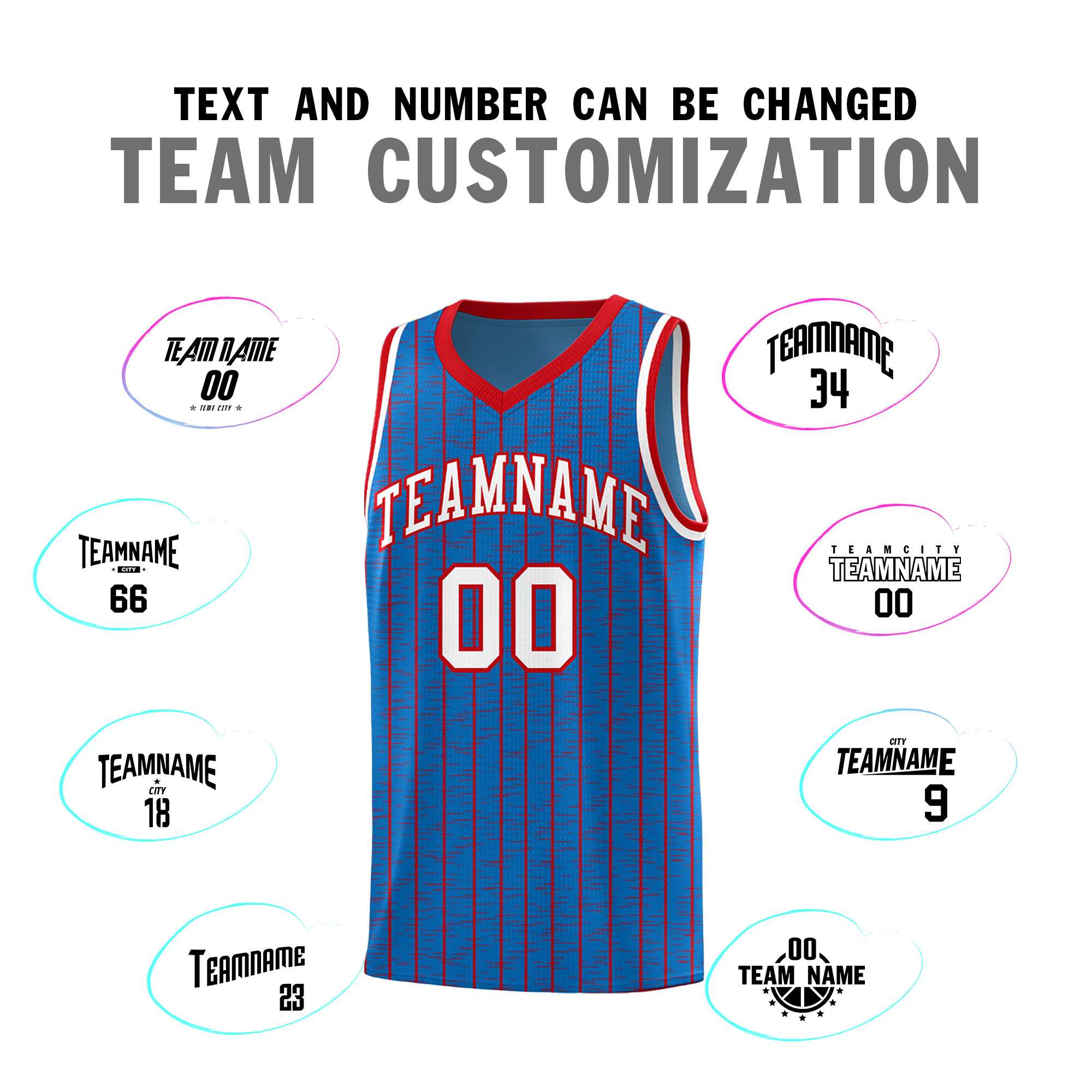 Custom Royal Custom Gray Pinstripe Retro Sets Uniform Basketball Jersey
