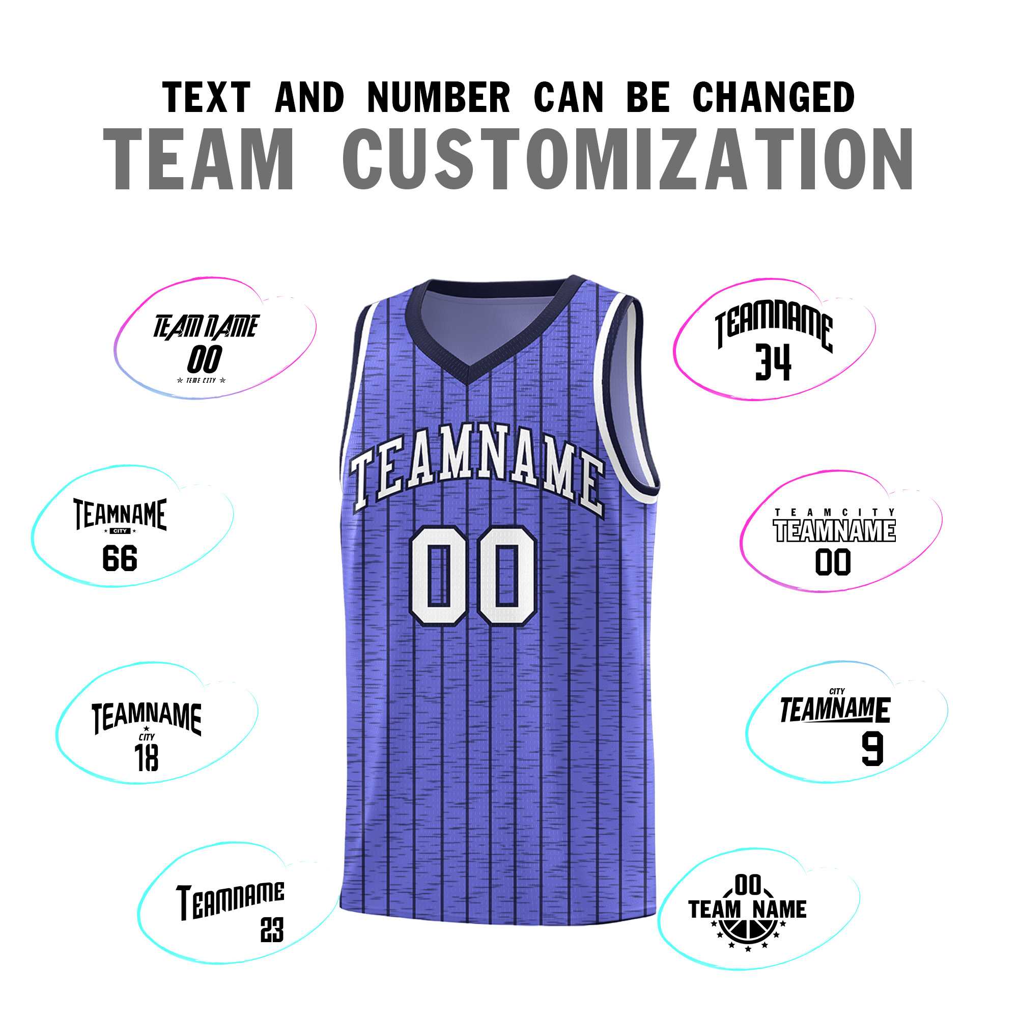 Custom Munsell Blue Custom Gray Pinstripe Retro Sets Uniform Basketball Jersey