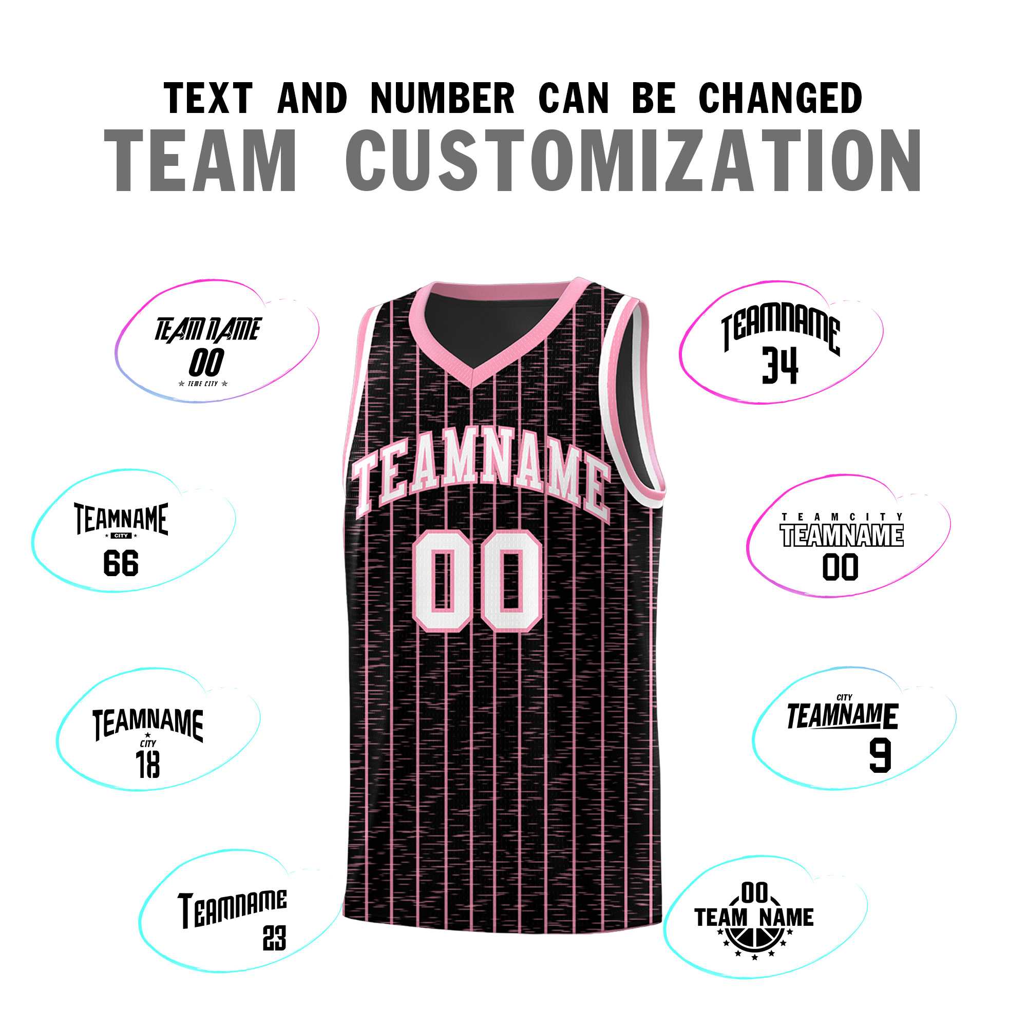 Custom Black Custom Gray Pinstripe Retro Sets Uniform Basketball Jersey