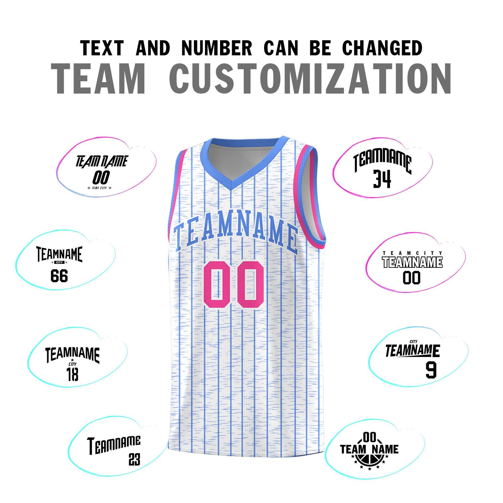 Custom White Custom Gray Pinstripe Retro Sets Uniform Basketball Jersey