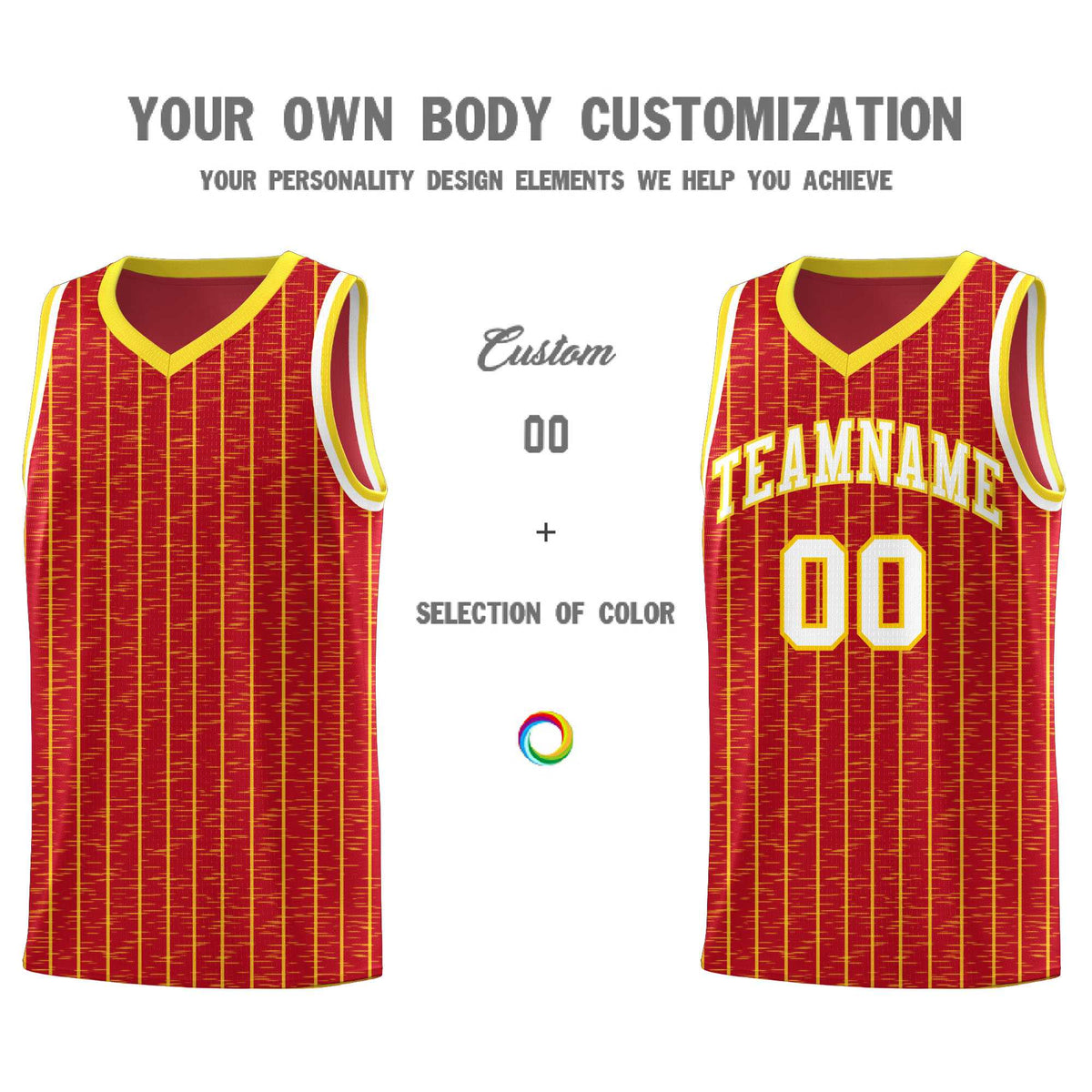 Custom Red Custom Gray Pinstripe Retro Sets Uniform Basketball Jersey
