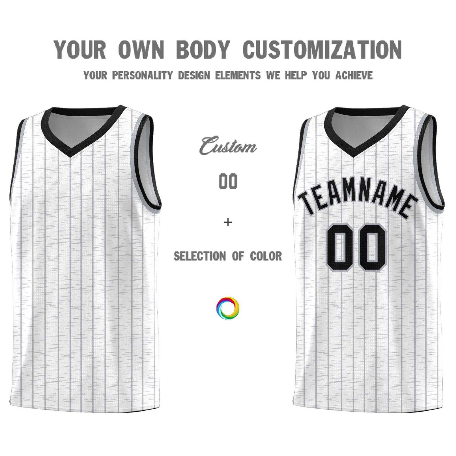 Custom White Custom Gray Pinstripe Retro Sets Uniform Basketball Jersey