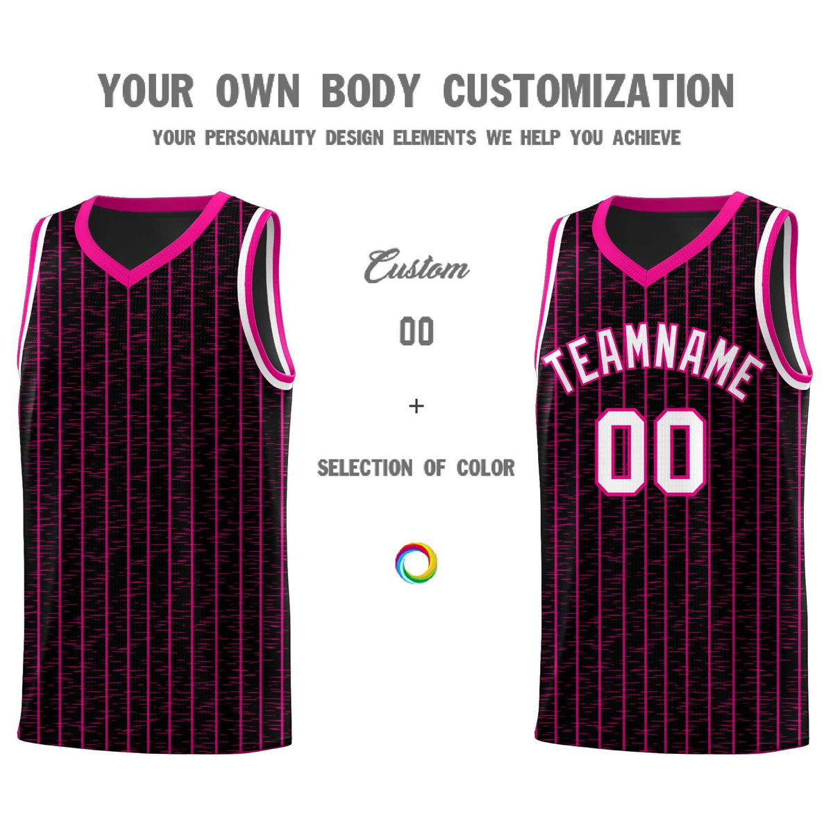 Custom Black Custom Gray Pinstripe Retro Sets Uniform Basketball Jersey