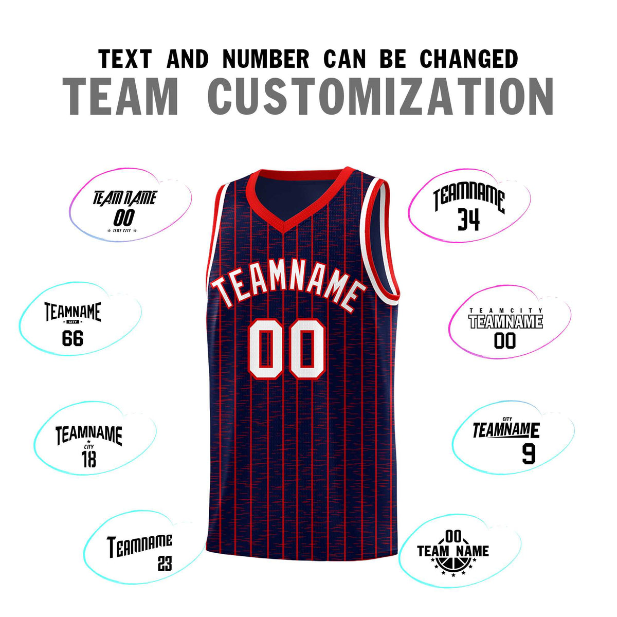 Custom Navy Custom Gray Pinstripe Retro Sets Uniform Basketball Jersey