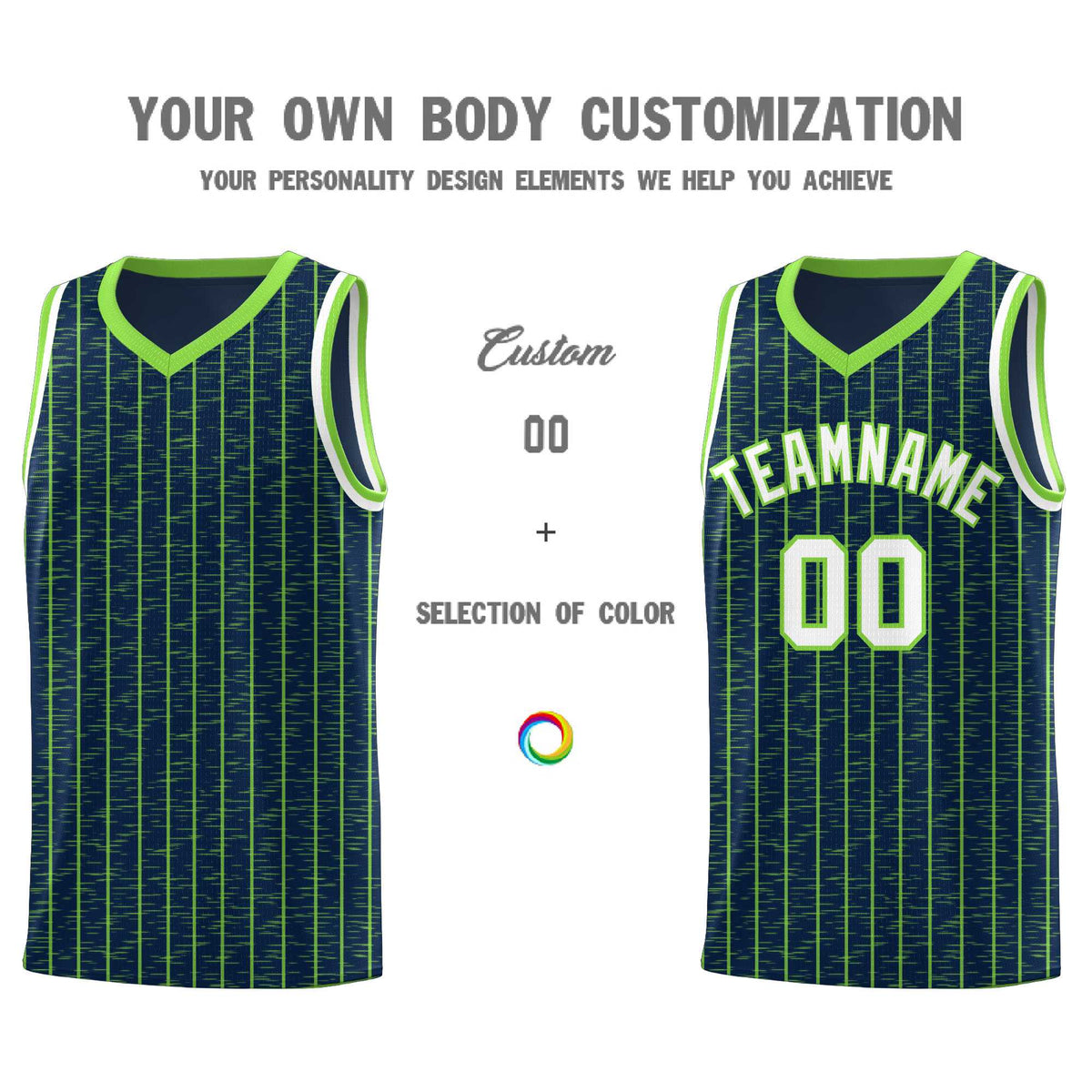 Custom Navy Custom Gray Pinstripe Retro Sets Uniform Basketball Jersey
