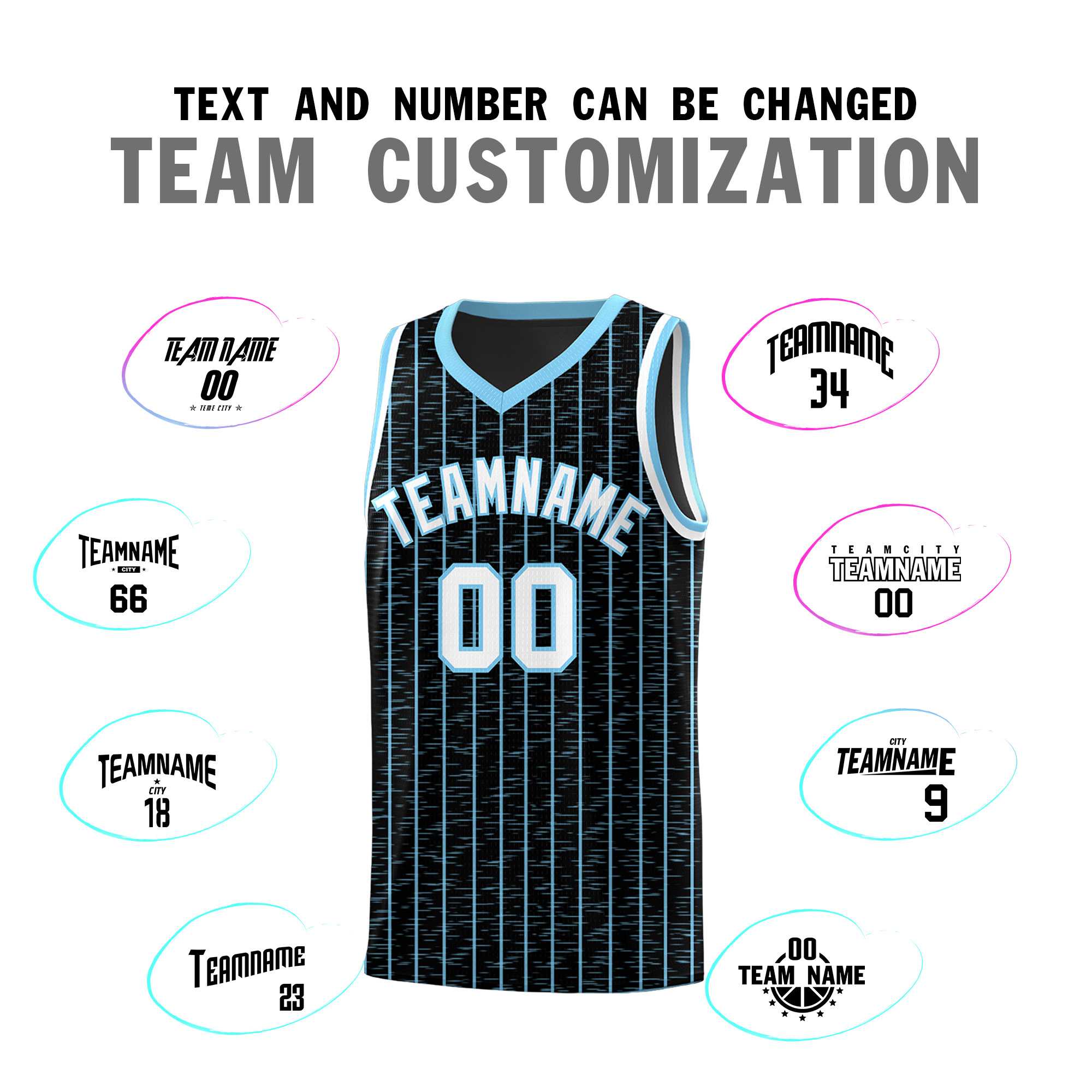 Custom Black Custom Gray Pinstripe Retro Sets Uniform Basketball Jersey